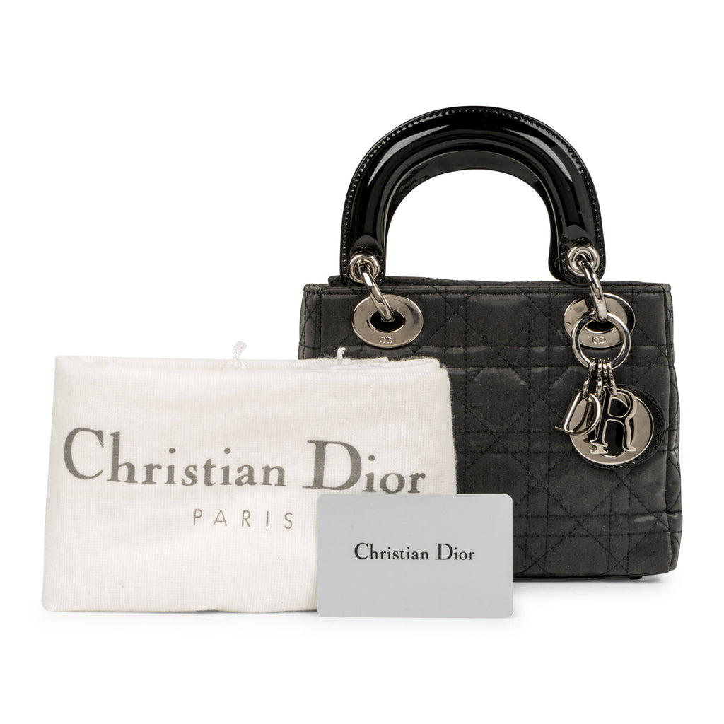Christian Dior Lady Dior Micro - Satin