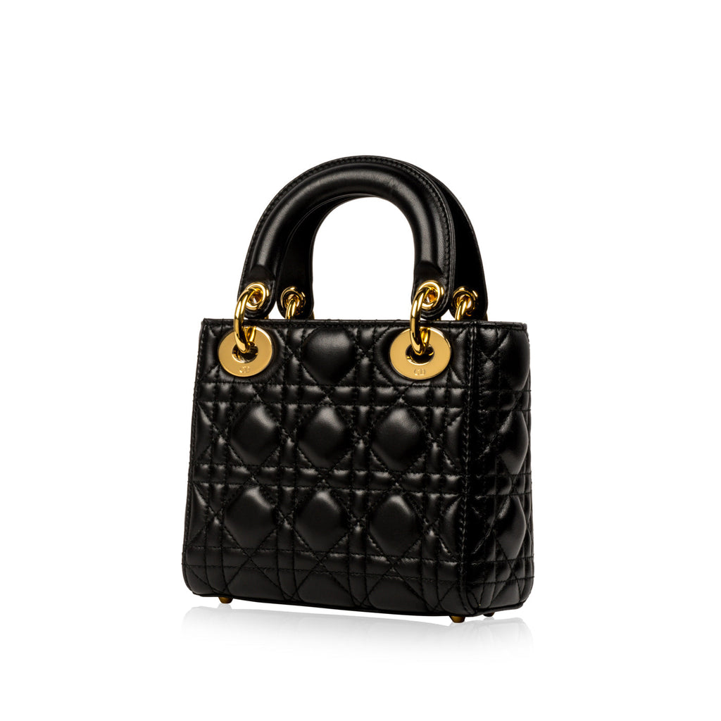Christian Dior Lady Dior - Mini - Black Lambskin