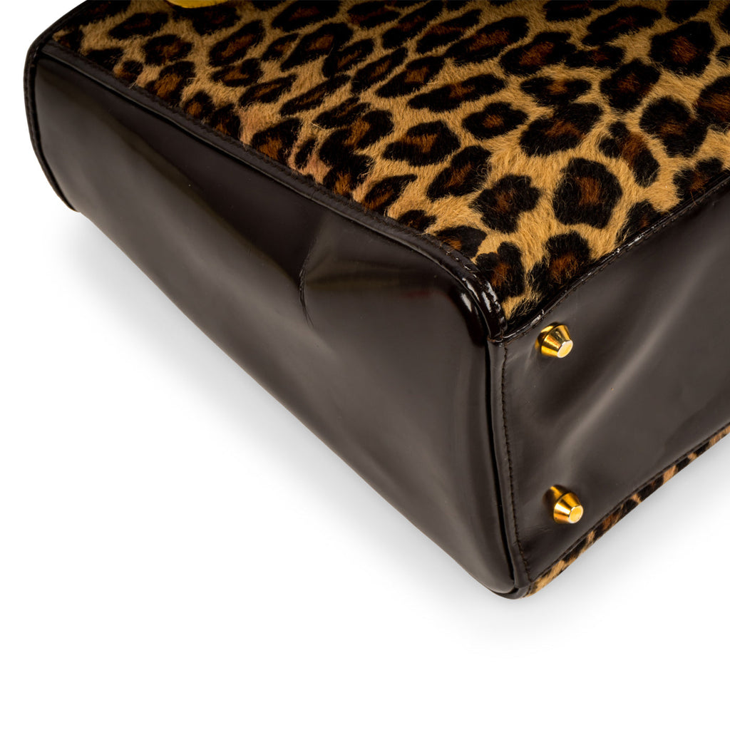 Christian Dior Lady Dior Medium - Leopard Fur