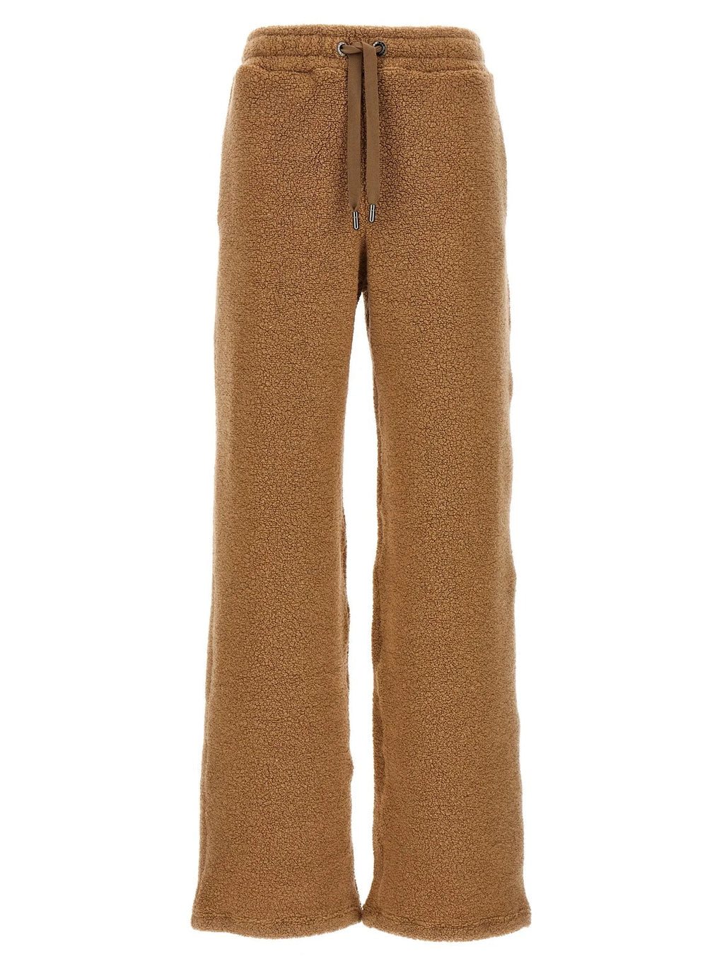 DOLCE & GABBANA LOGO PLAQUE TEDDY PANTS