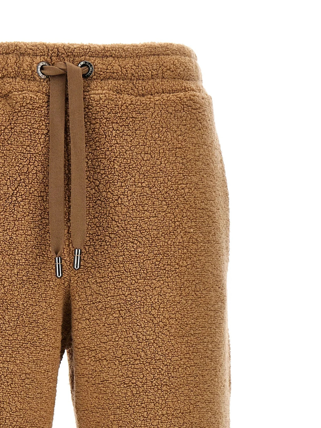 DOLCE & GABBANA LOGO PLAQUE TEDDY PANTS