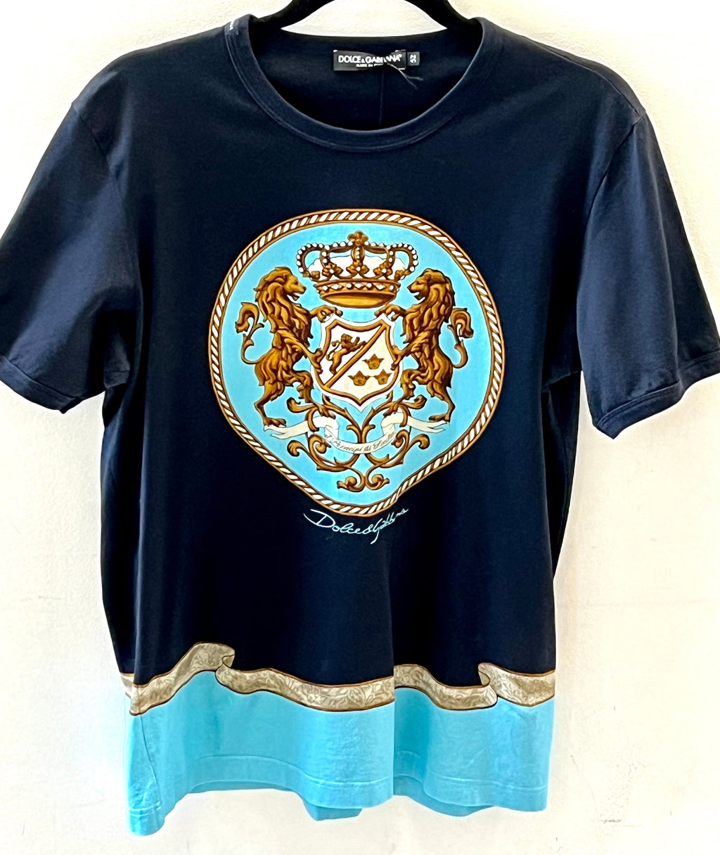 DOLCE & GABBANA PRINCIPI DI SICILIA PRINT T-SHIRT