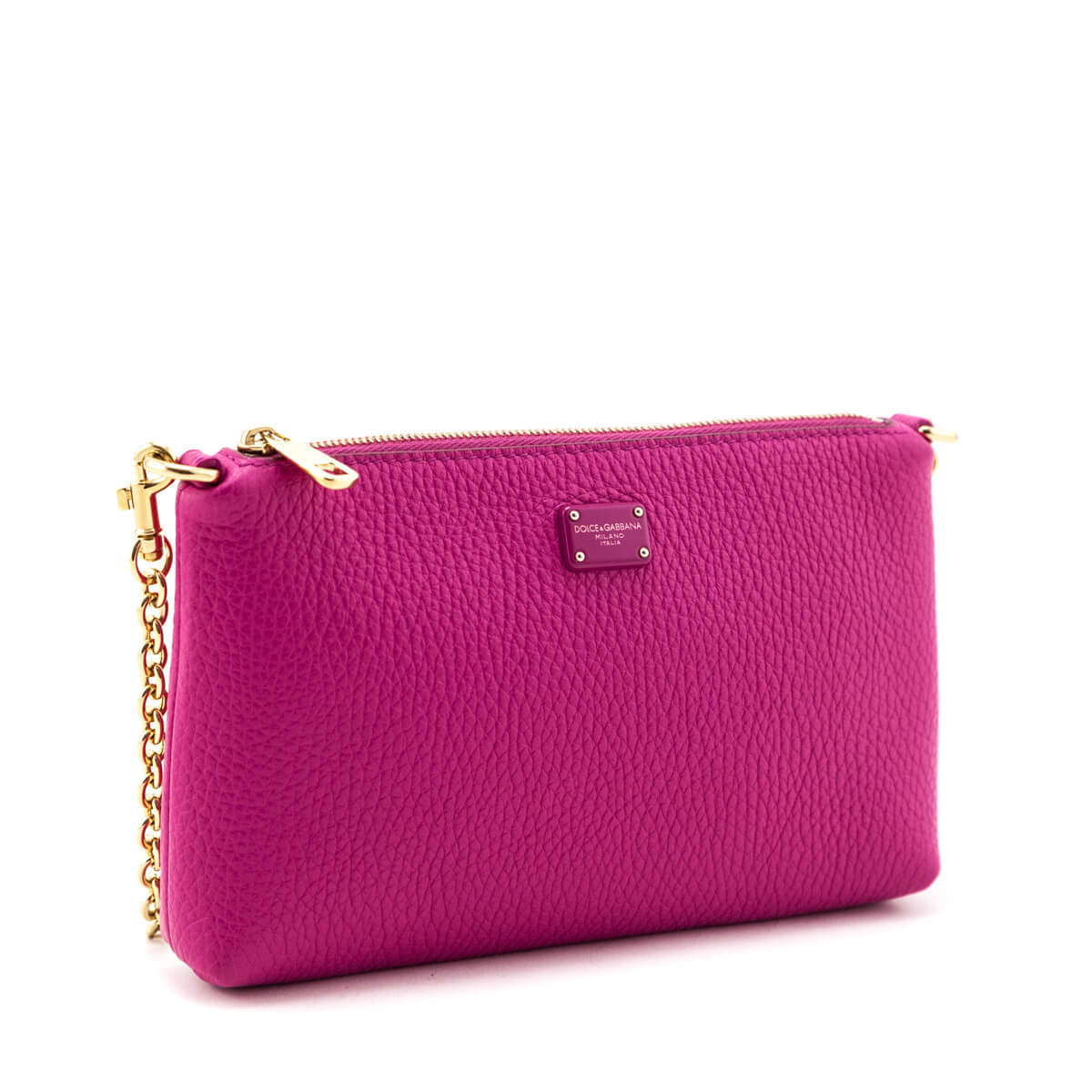 Dolce & Gabbana Pink Chain Clutch