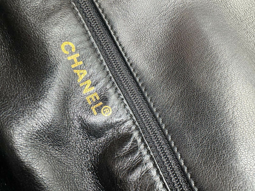 Chanel Vintage 2001 Mink Fur Maxi Flap Bag