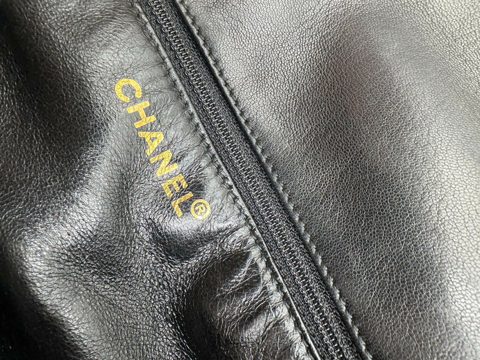 Chanel Vintage 2001 Mink Fur Maxi Flap Bag