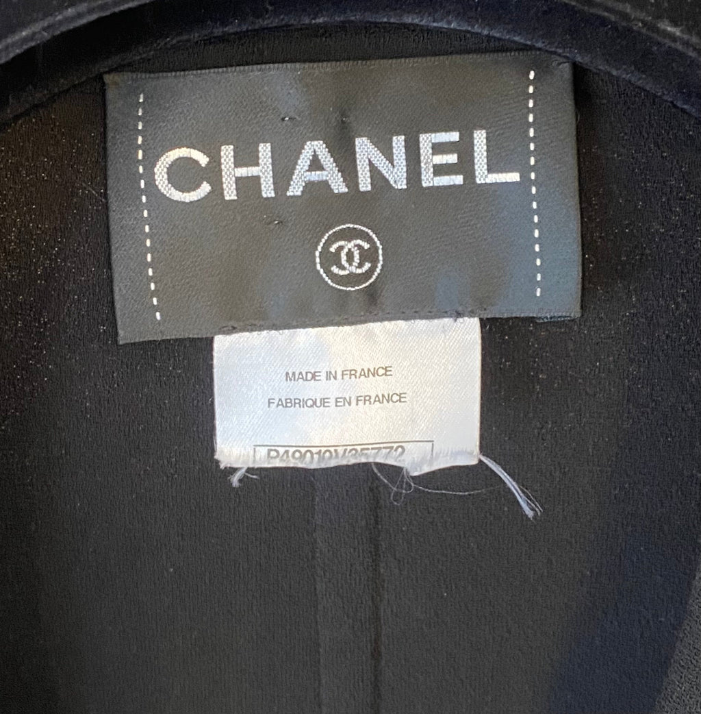 Chanel SS14 White & Black Two Tone Jacket - FR 42 / US 8-10