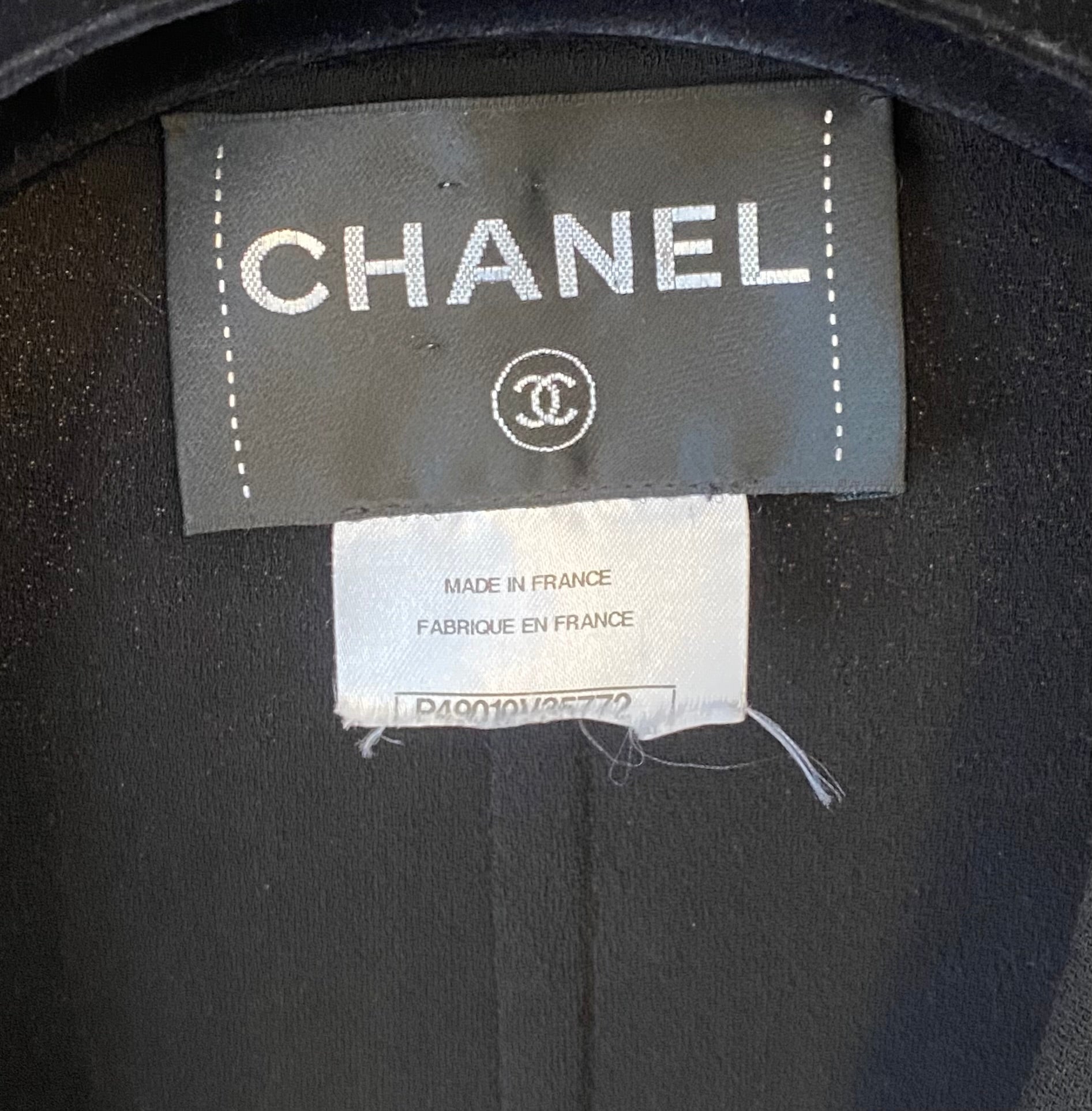 Chanel SS14 White & Black Two Tone Jacket - FR 42 / US 8-10