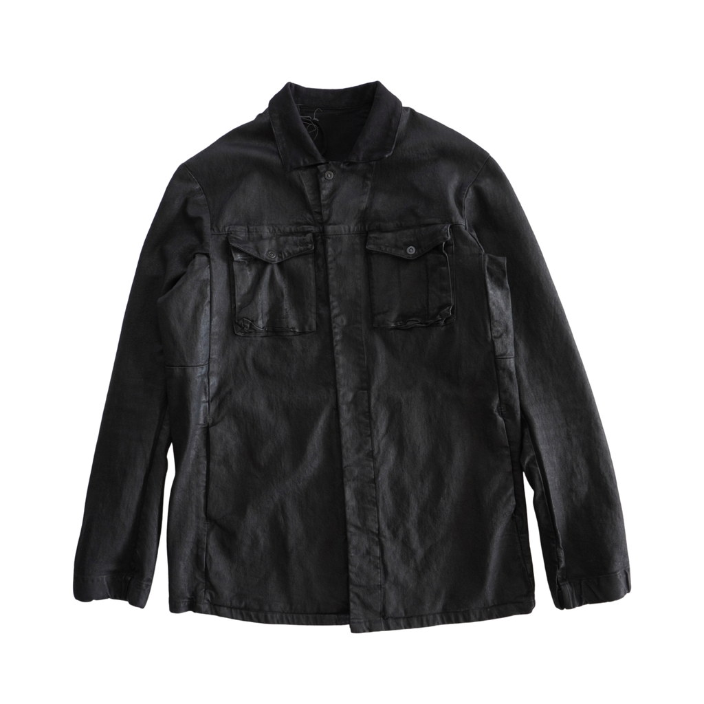 11 by Boris Bidjan Saberi 'SIB' Waxed Denim Shirt - Men's L