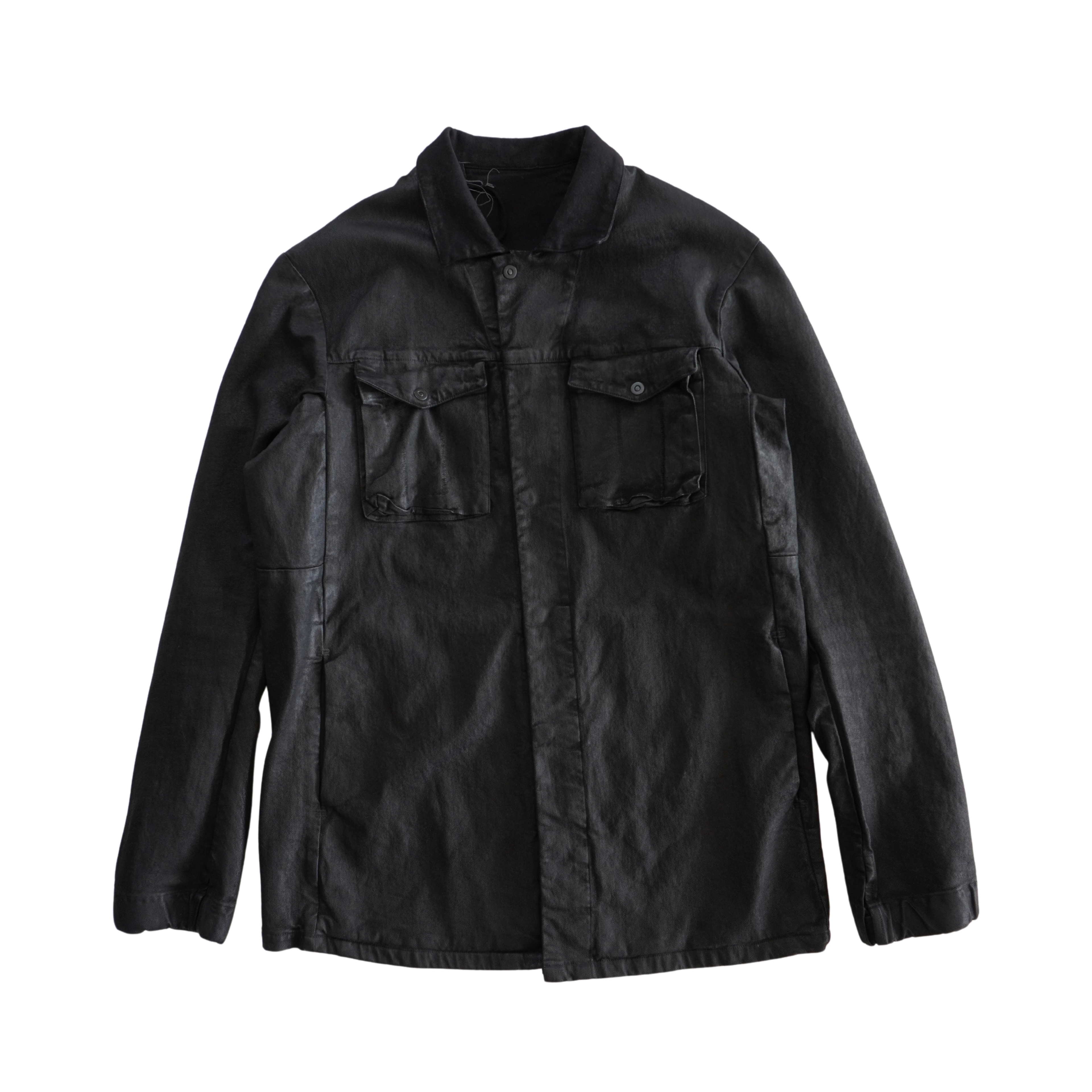 11 by Boris Bidjan Saberi 'SIB' Waxed Denim Shirt - Men's L