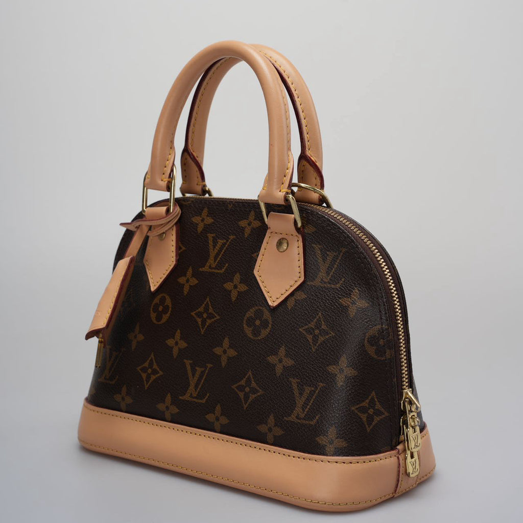 Louis Vuitton Alma BB Monogram Brown Shoulder Bag 2014