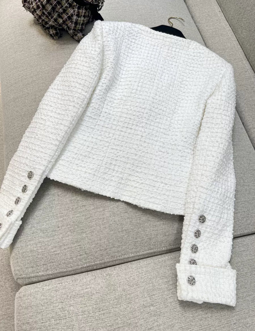 Chanel 22C white jacket size 36