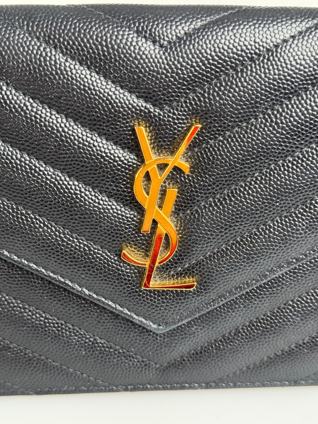 Saint Laurent YSL Chain Wallet Monogram Nero Wallet On A Chain bag
