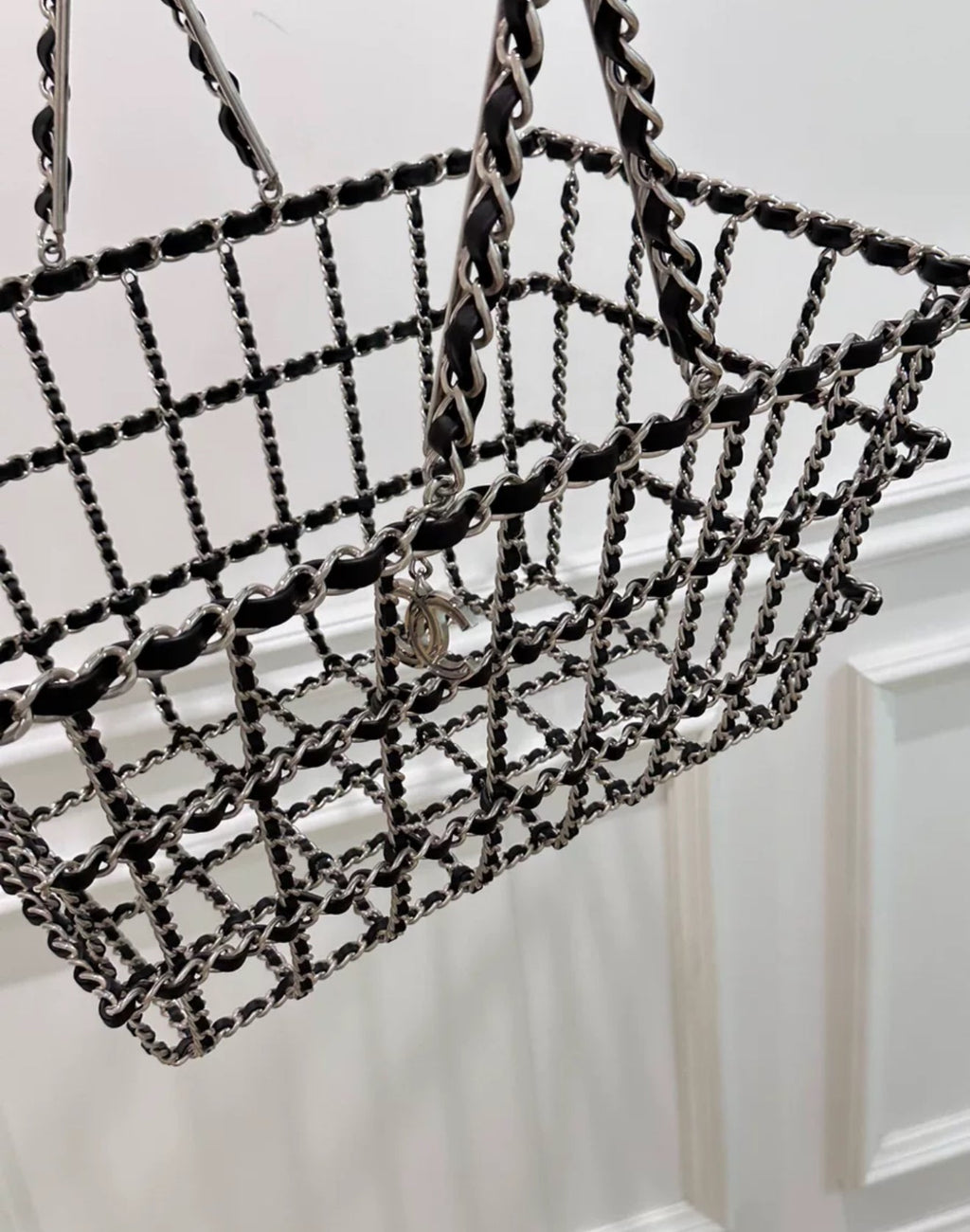 Rare Chanel Medium Shopping Basket Bag – Fall/Winter 2014 Runway Collection