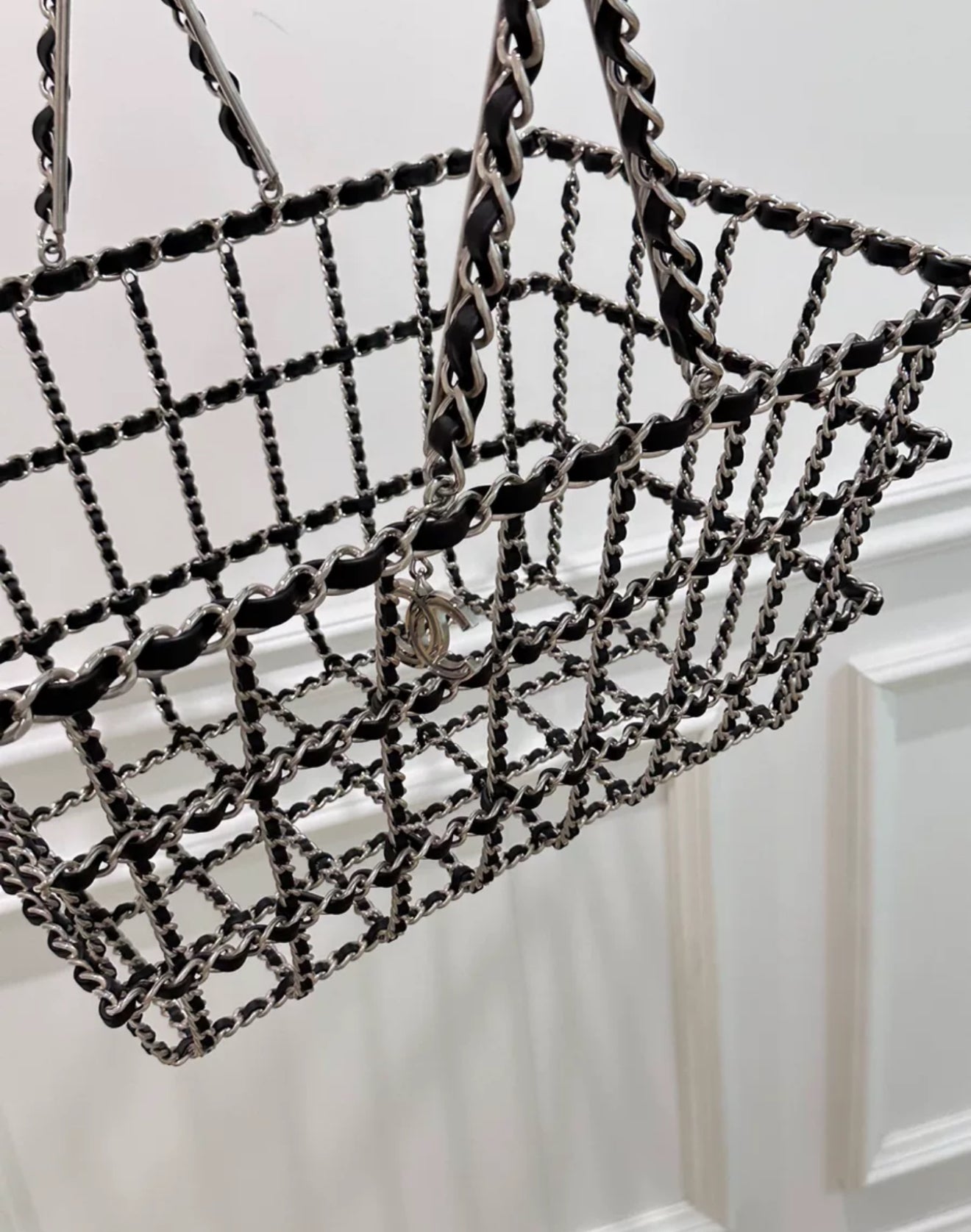 Rare Chanel Medium Shopping Basket Bag – Fall/Winter 2014 Runway Collection