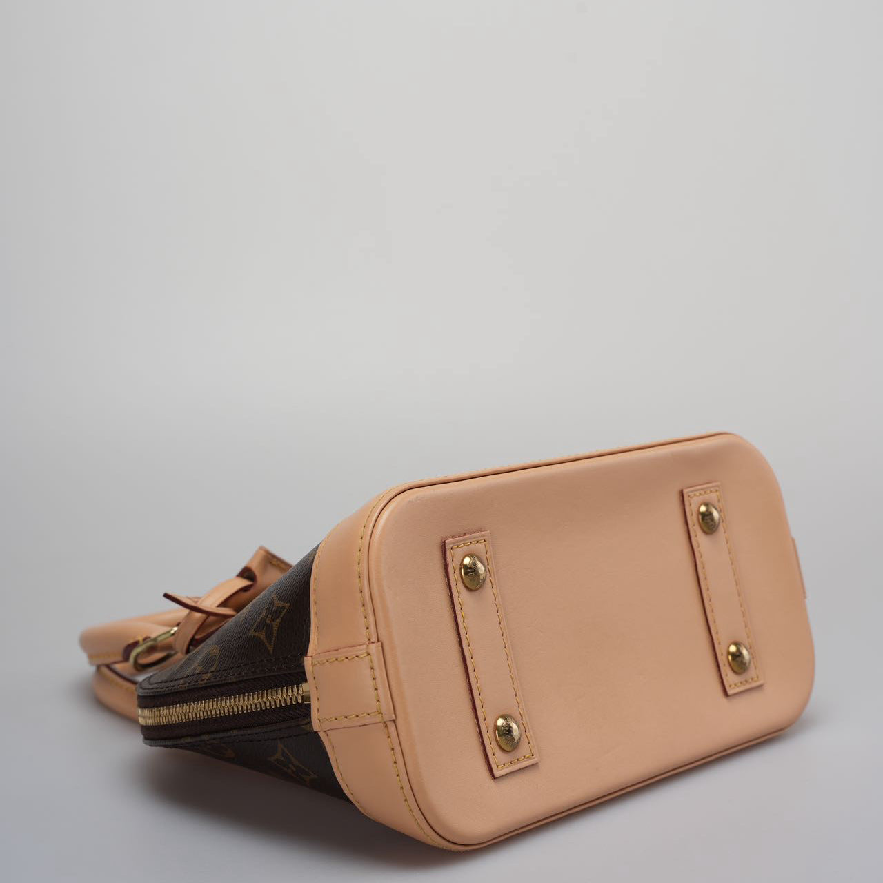 Louis Vuitton Alma BB Monogram Brown Shoulder Bag 2014
