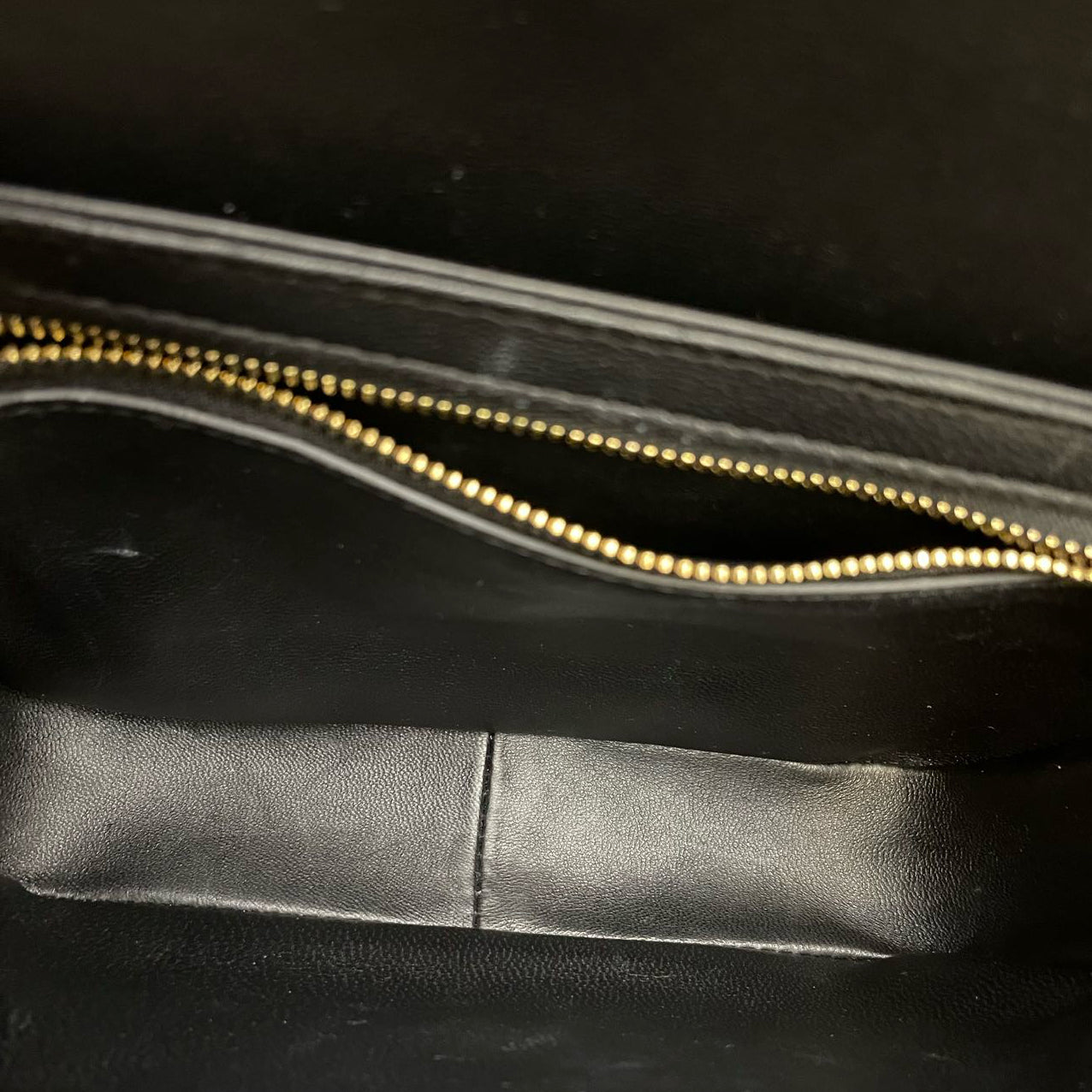 Celine Black Triomphe Crossbody Bag Pre-Owned 2021 Small Calfskin