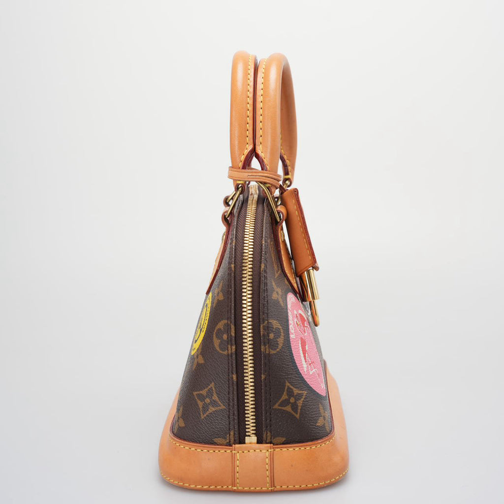 Louis Vuitton Monogram World Tour Alma BB Satchel Bag