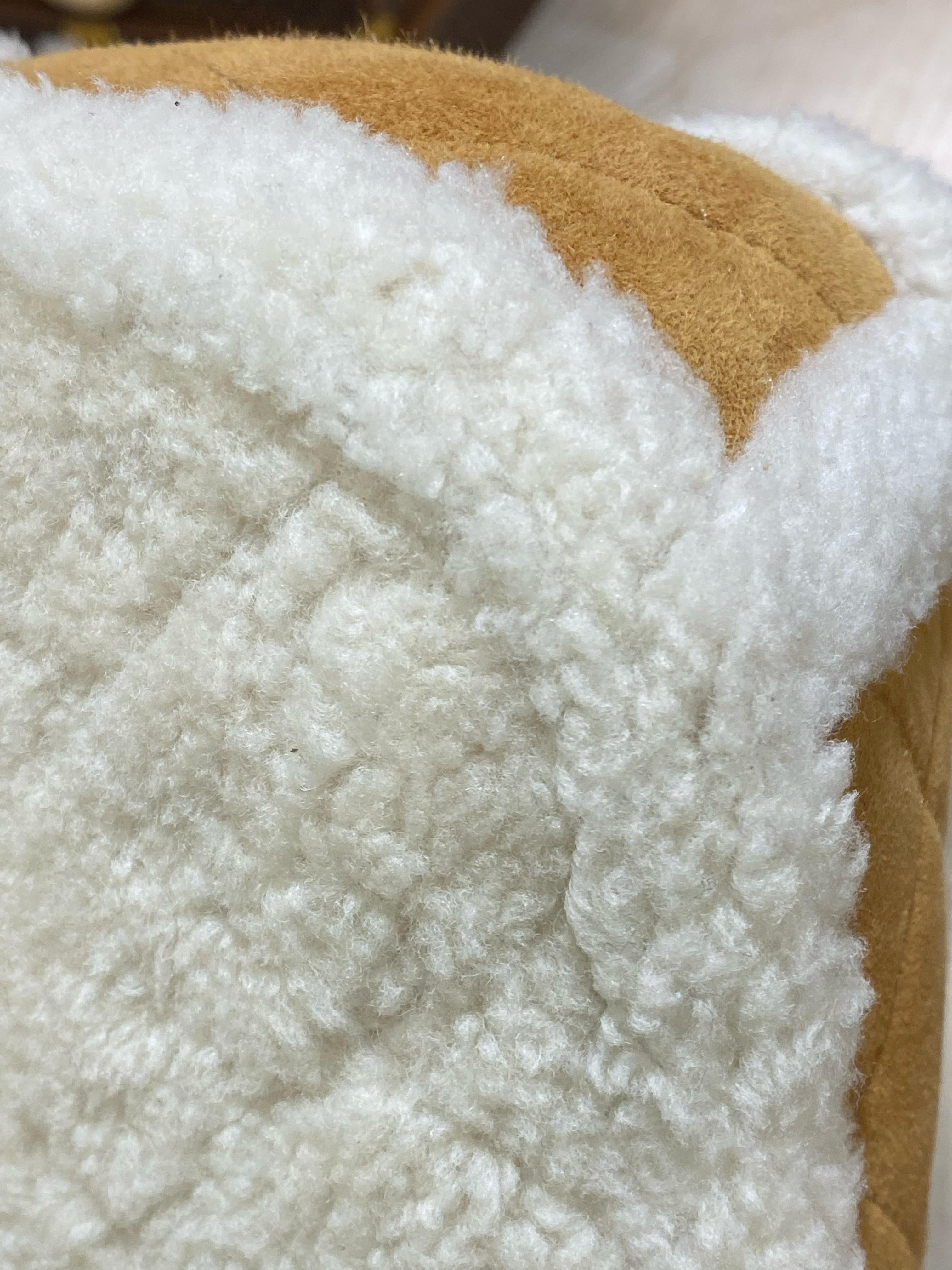 Chanel 18 Shearling Coco Neige Flap Bag
