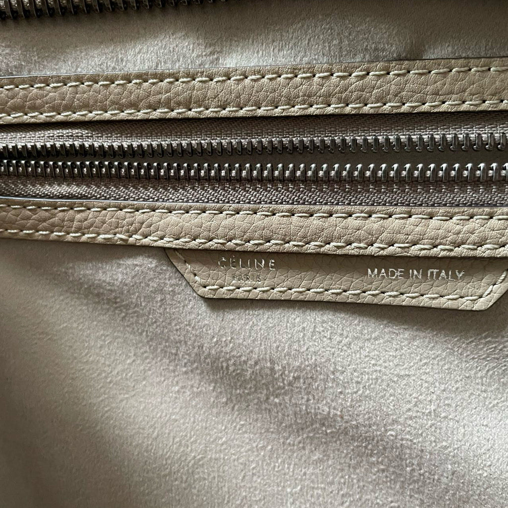 Celine Gray Luggage Tote Leather Bag 2012
