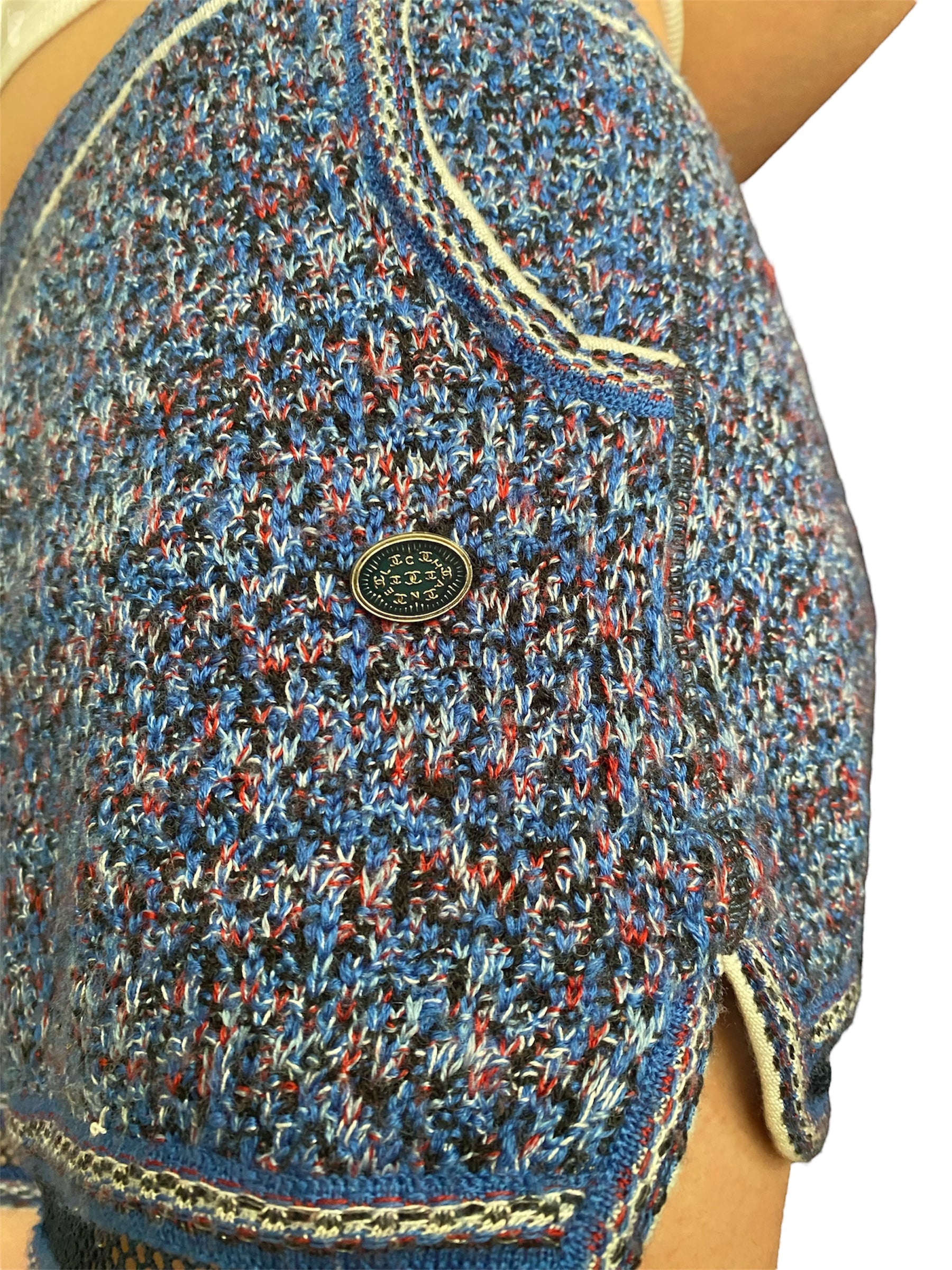 Chanel Blue Multicolour Shorts - 38