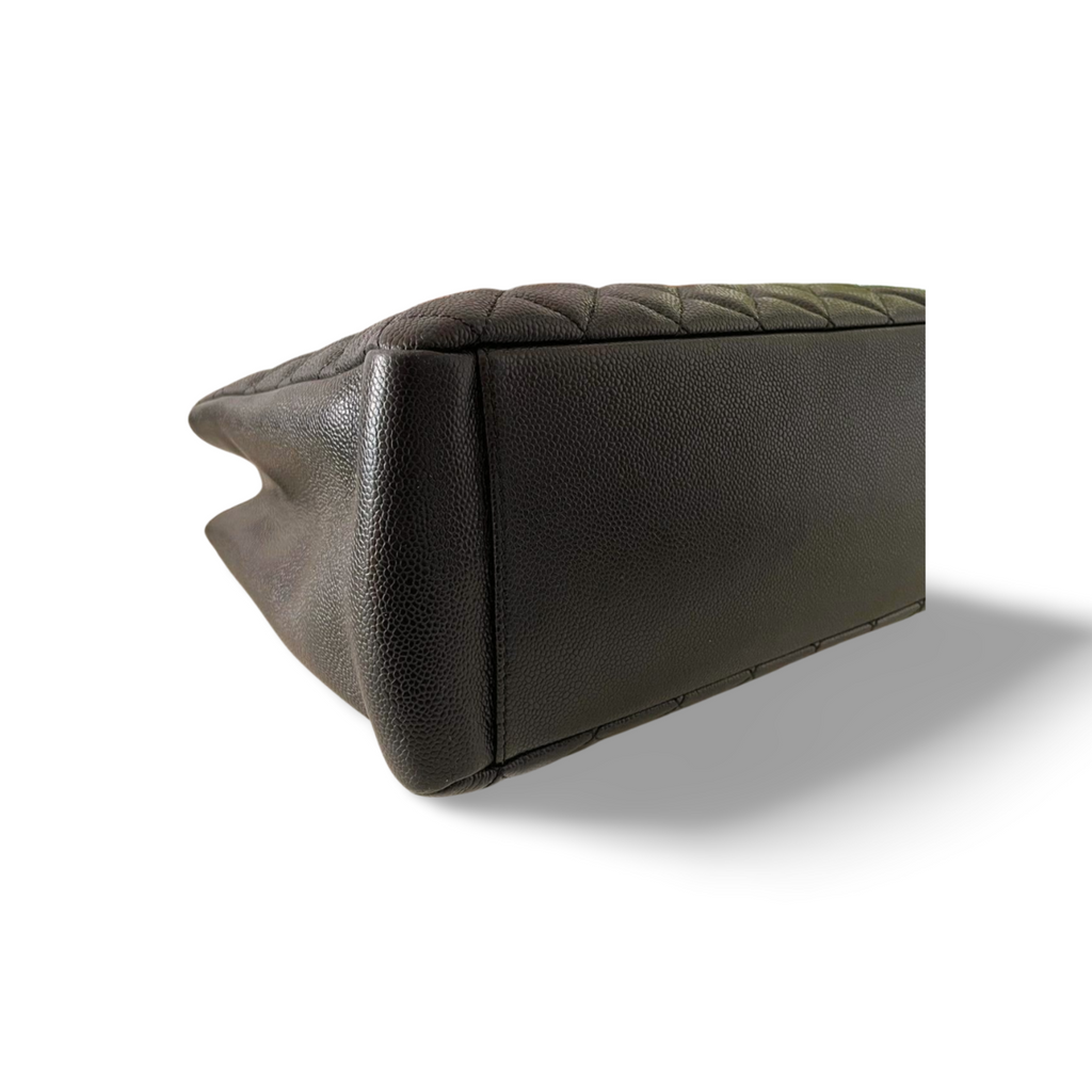Chanel Grand Shopper Tote in Black Cavier Leather with Gold Hardware