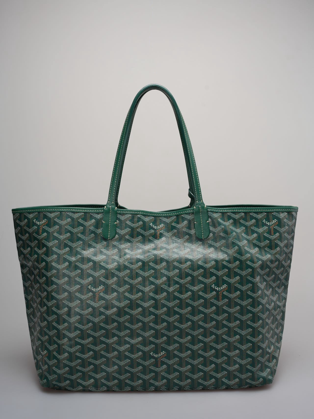 Goyard Saint Louis PM Green Shoulder Tote Bag Green