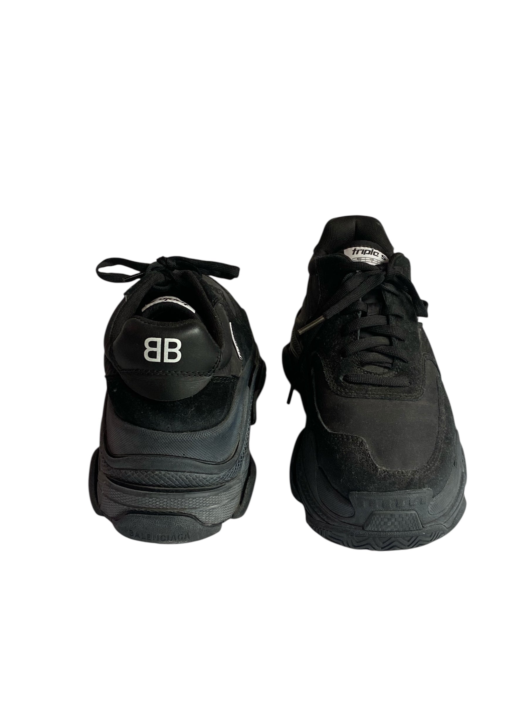 Balenciaga Black Triple S Sneaker - US 9