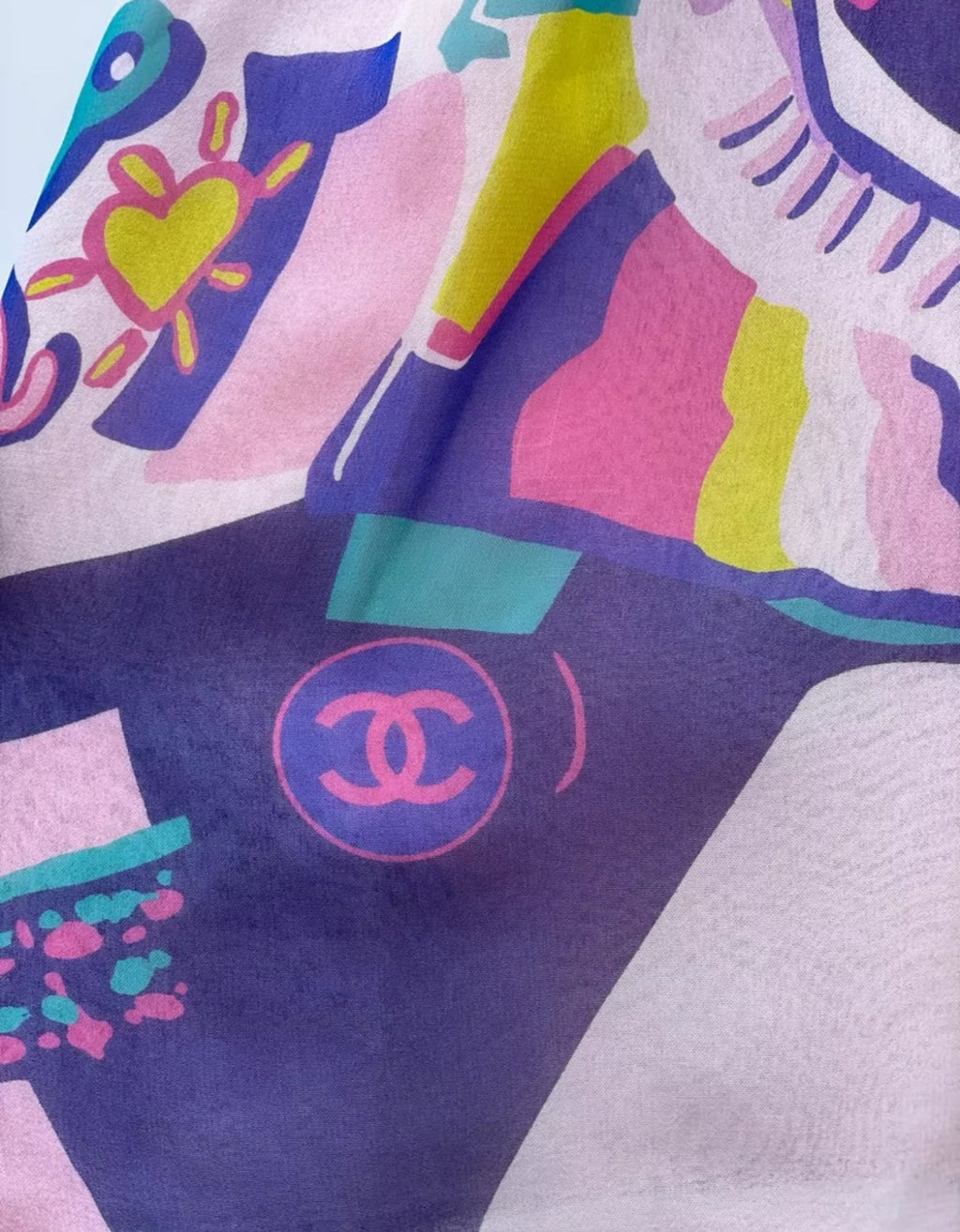 Chanel 24C Multicolor silk short