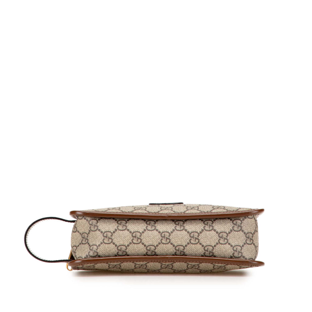 Interlocking G Patch Camera Bag GG Coated Canvas Mini
