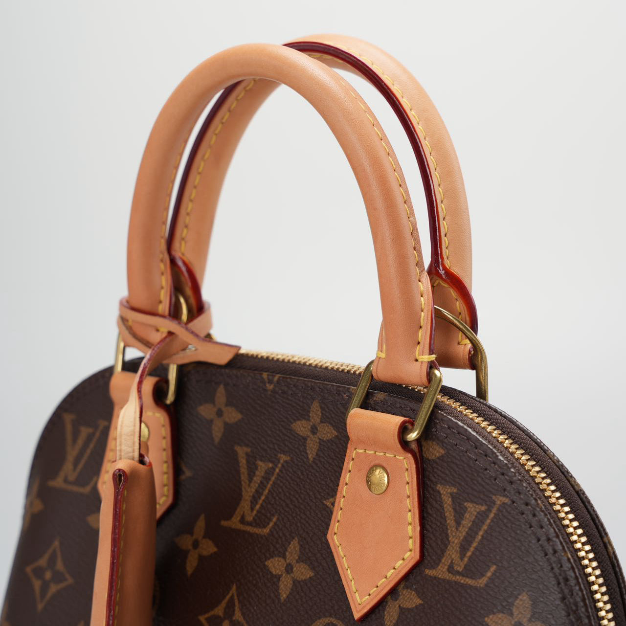 Louis Vuitton Alma BB Monogram Brown Shoulder Bag From 2017