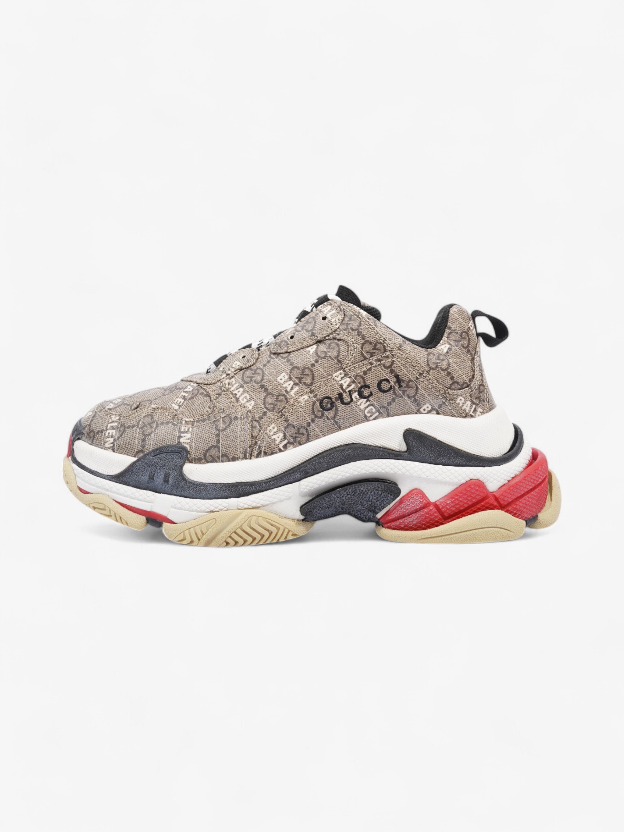 Balenciaga Gucci x Balenciaga Triple s Beige  / White / Black Canvas EU 38 UK 5