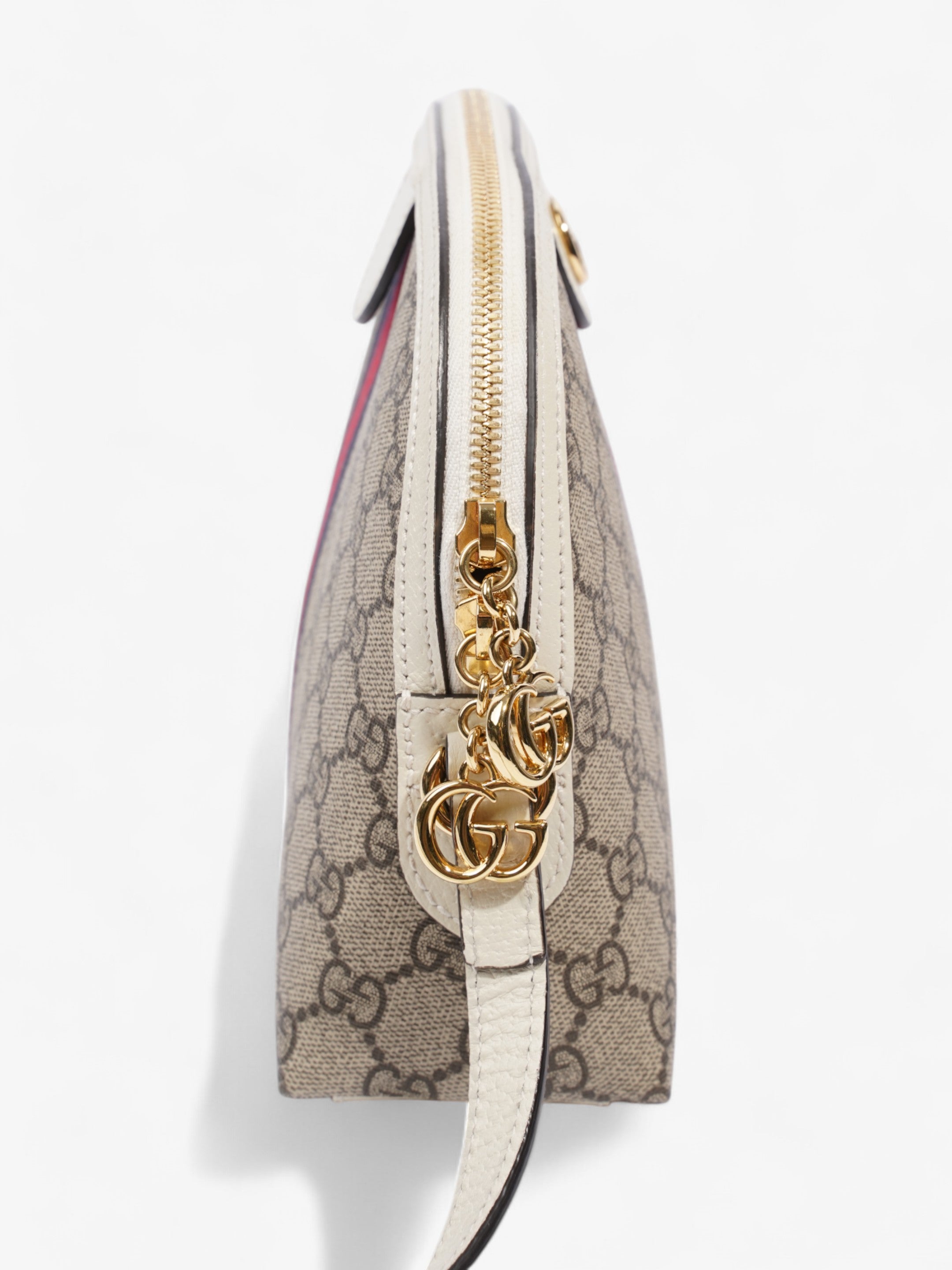 Gucci Ophidia GG Supreme / White Canvas Small