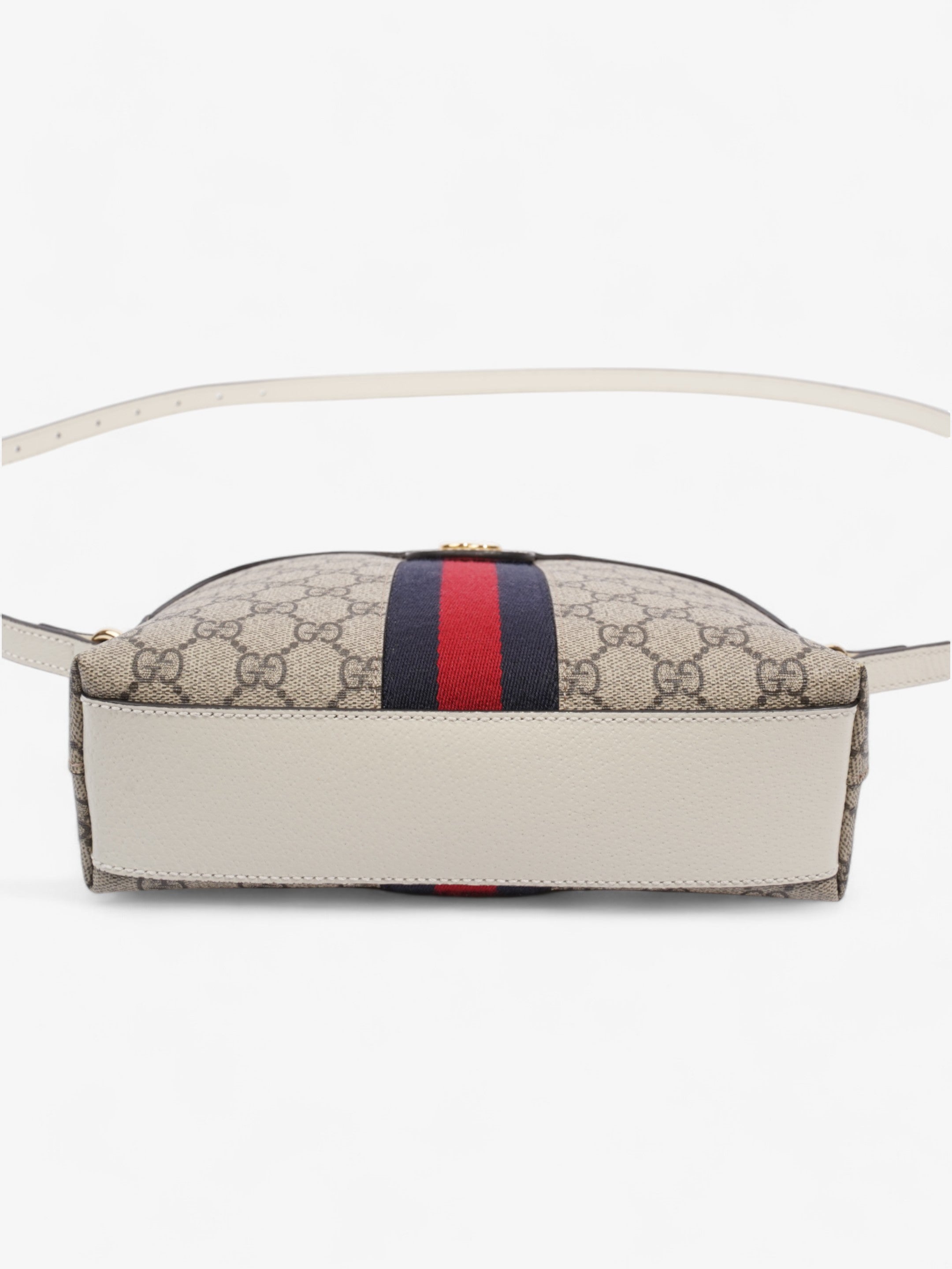 Gucci Ophidia GG Supreme / White Canvas Small