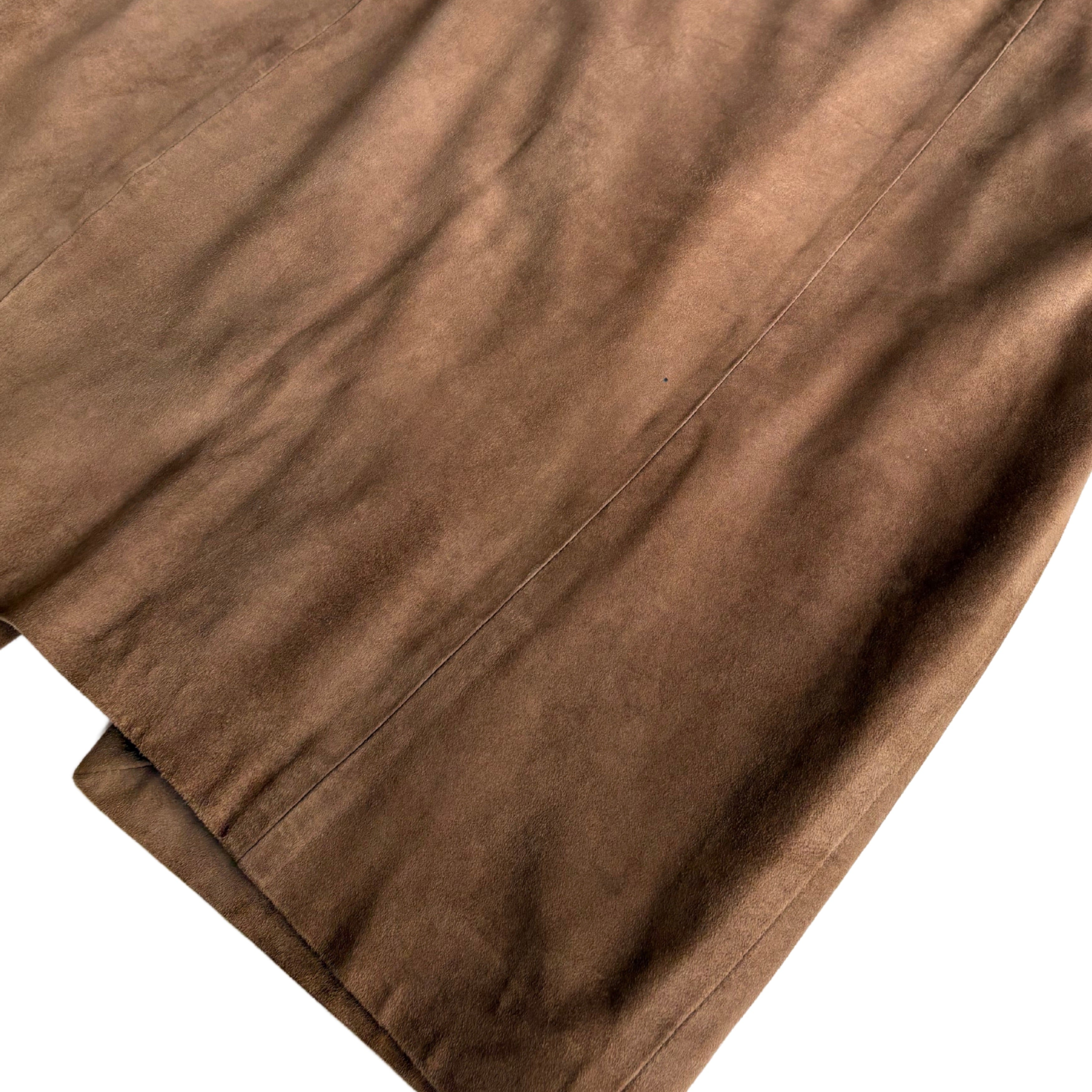 Eleventy Suede Pencil Skirt - Women's 44