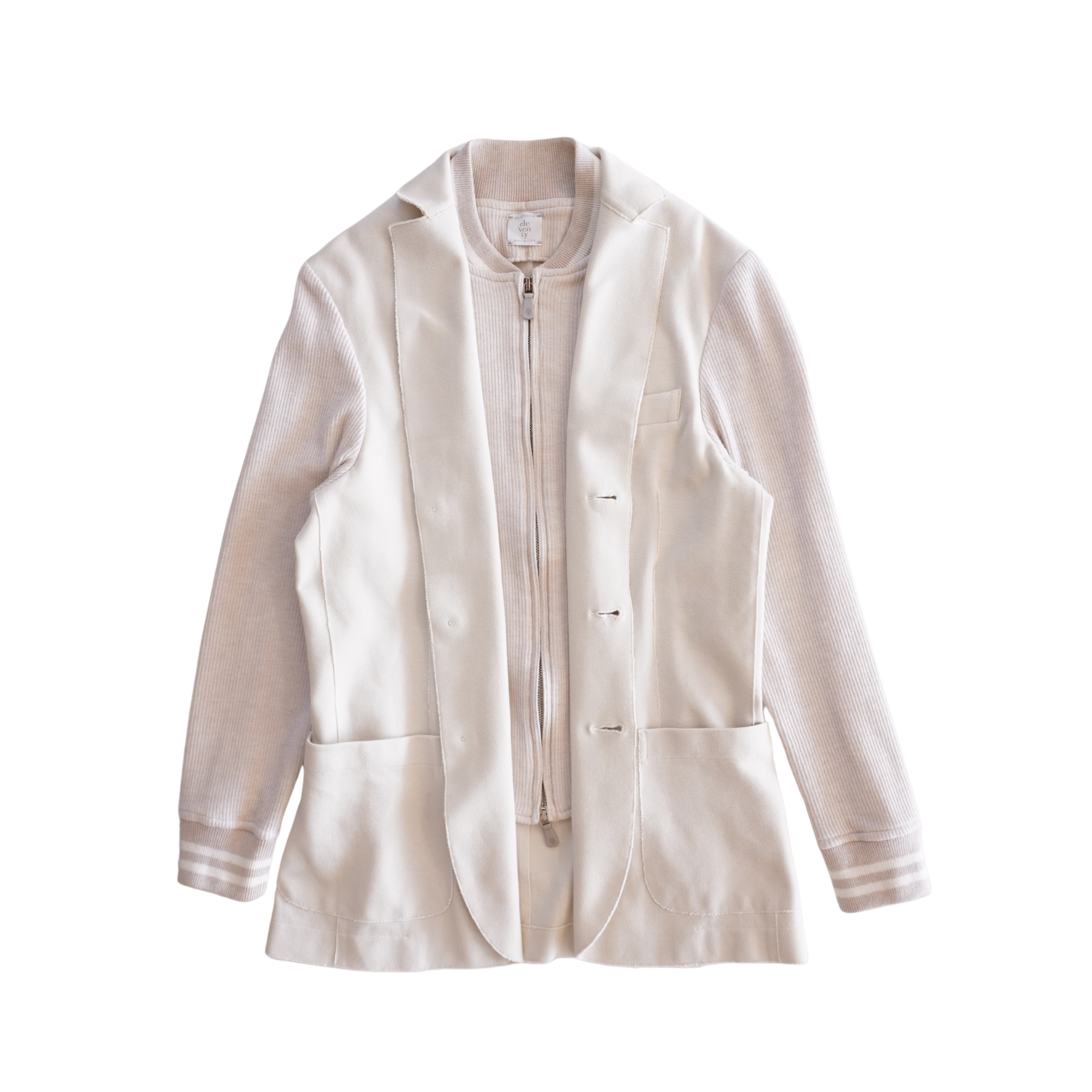 Elventy Ribbed Hybrid Blazer - Men's XS