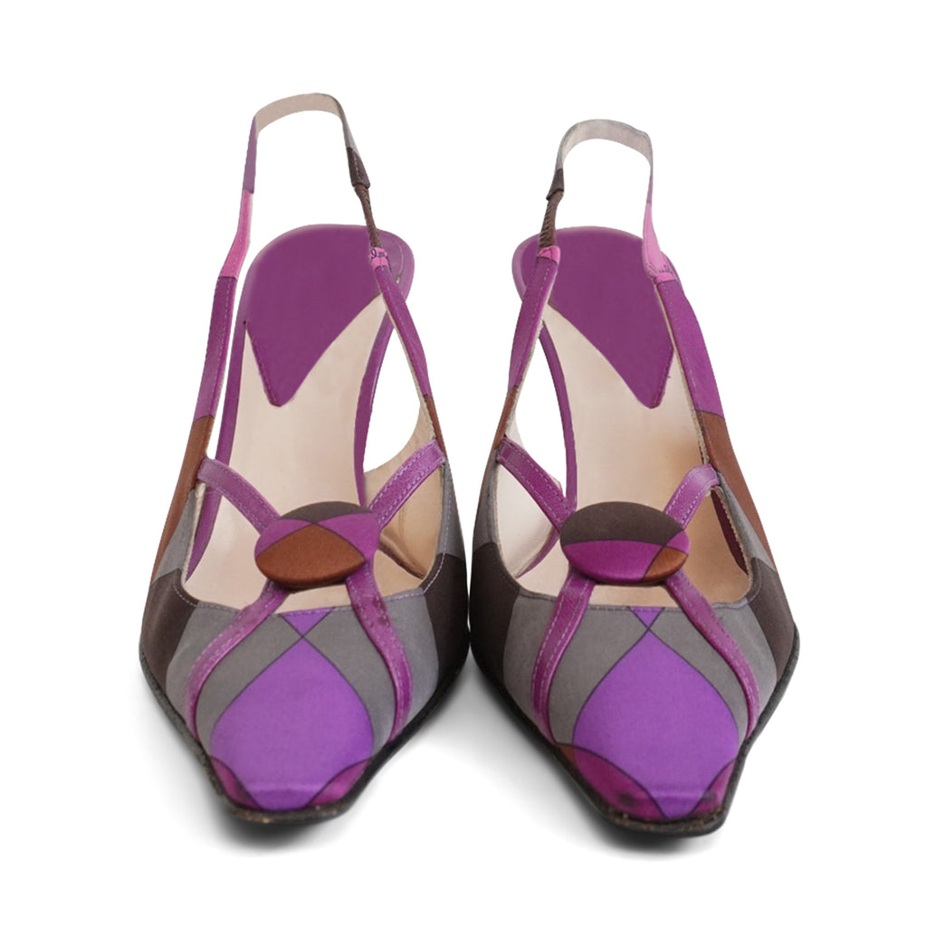 Emilio Pucci Slingback Heels - Women's 37