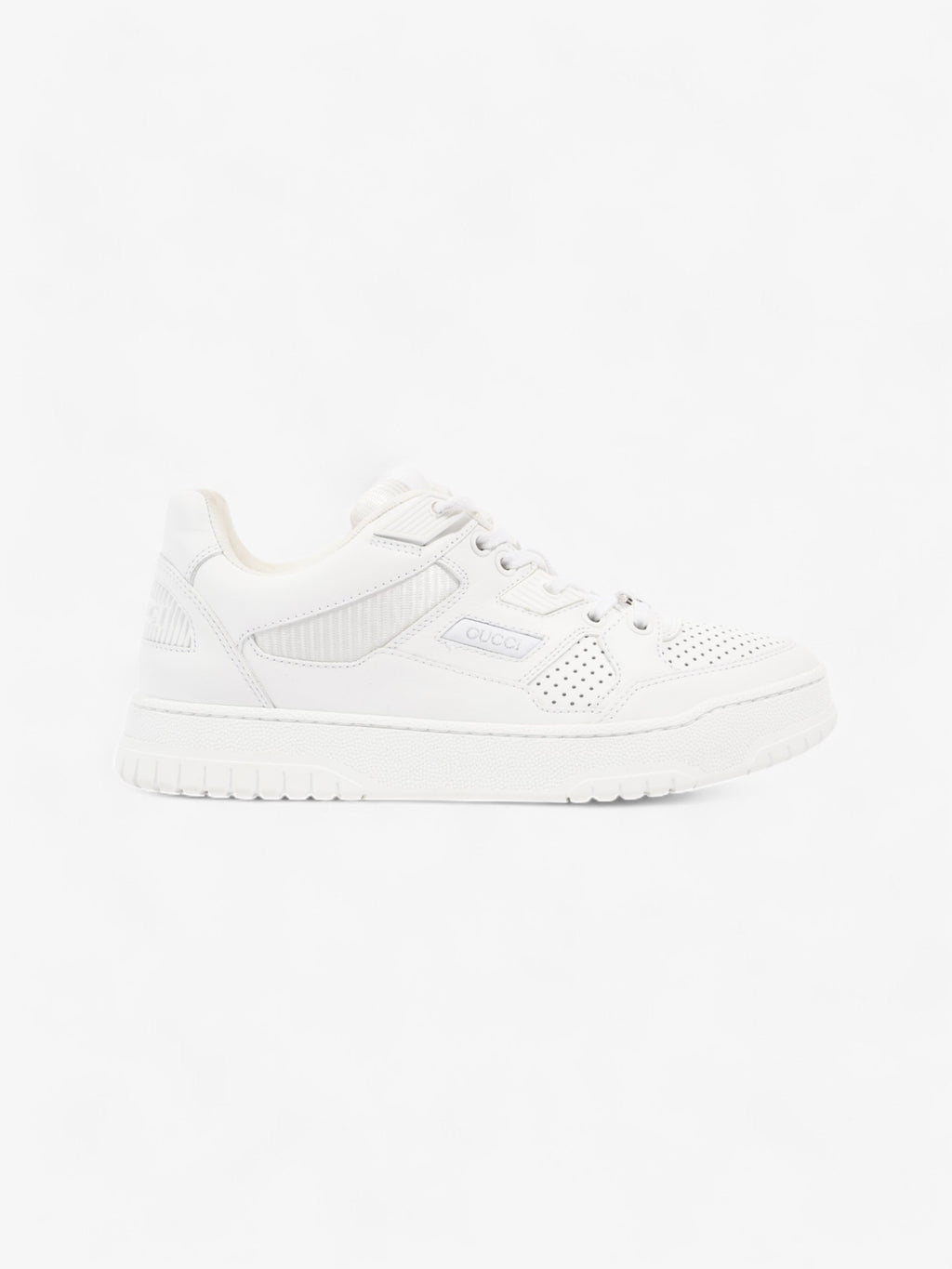 Gucci Interlocking GG Sneakers White  Leather EU 37.5 UK 4.5