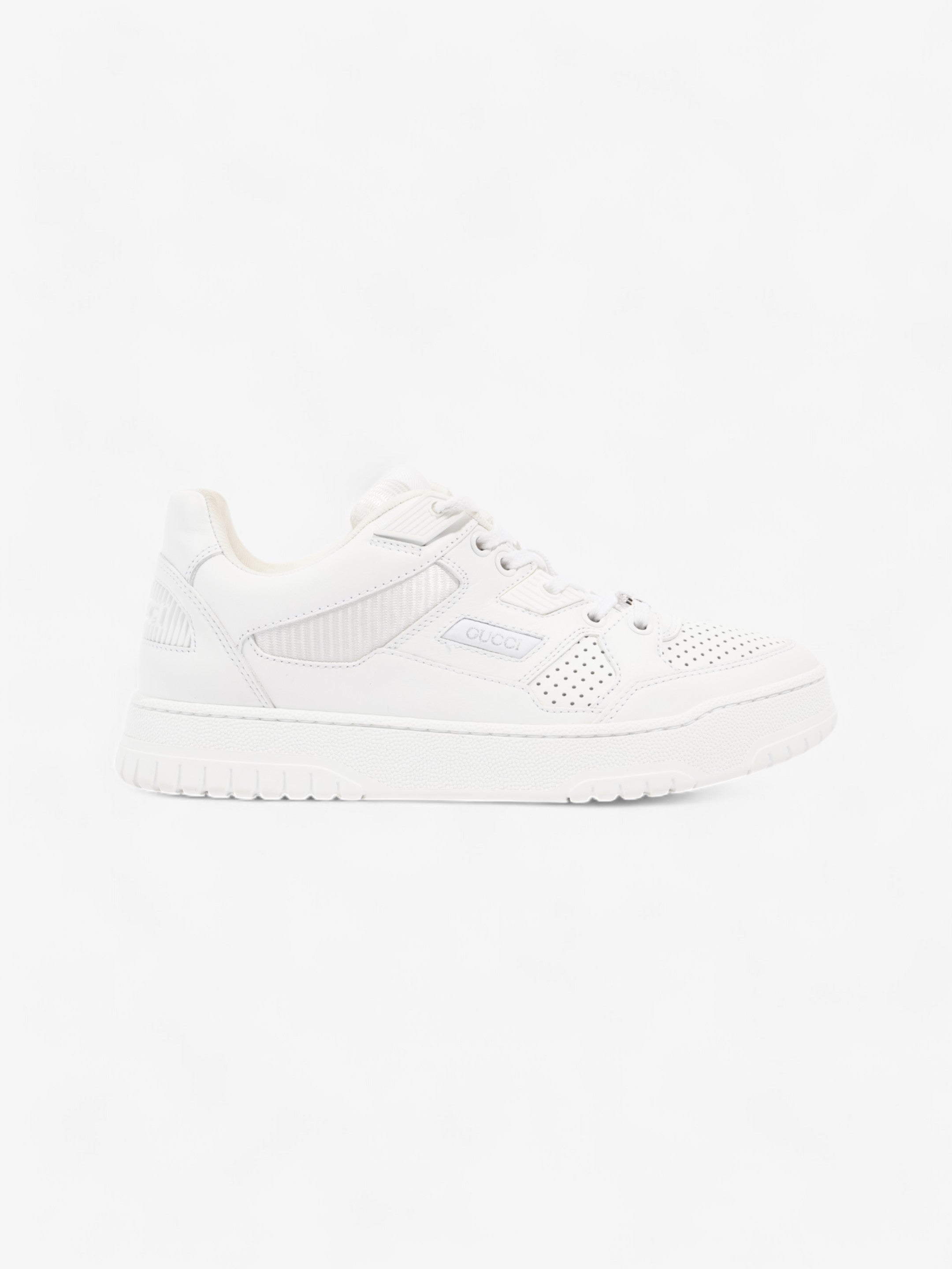 Gucci Interlocking GG Sneakers White  Leather EU 37.5 UK 4.5