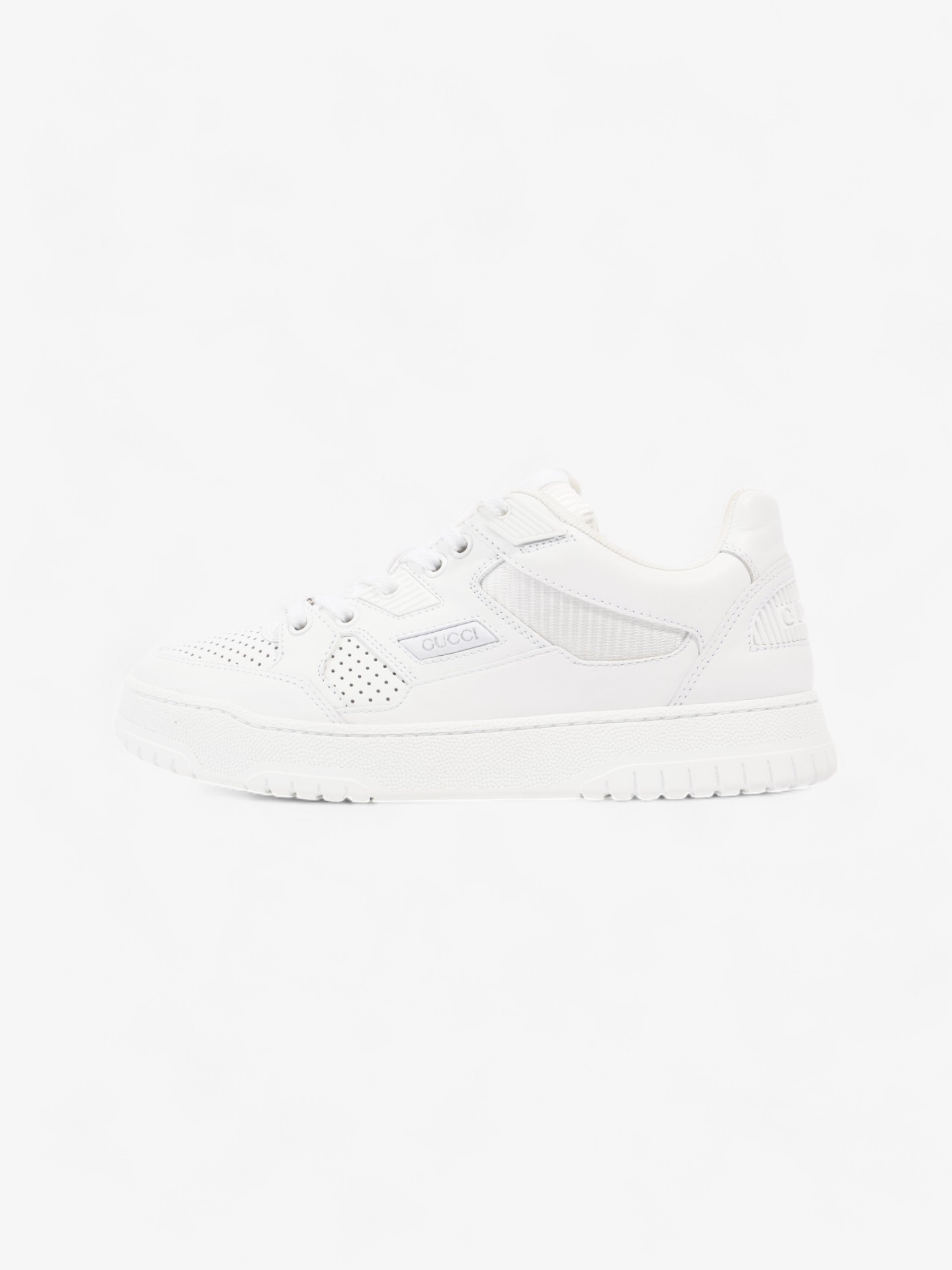 Gucci Interlocking GG Sneakers White  Leather EU 37.5 UK 4.5