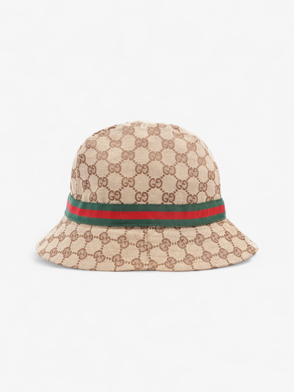 Gucci Original GG Fedora GG Supreme / Red / Green Nylon Large
