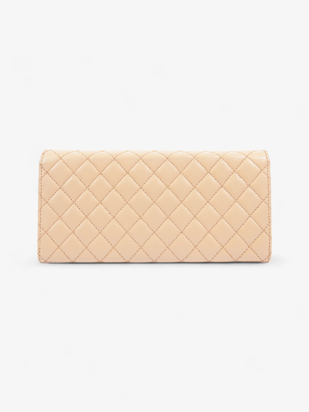Chanel East West Wallet on Chain Beige Leather