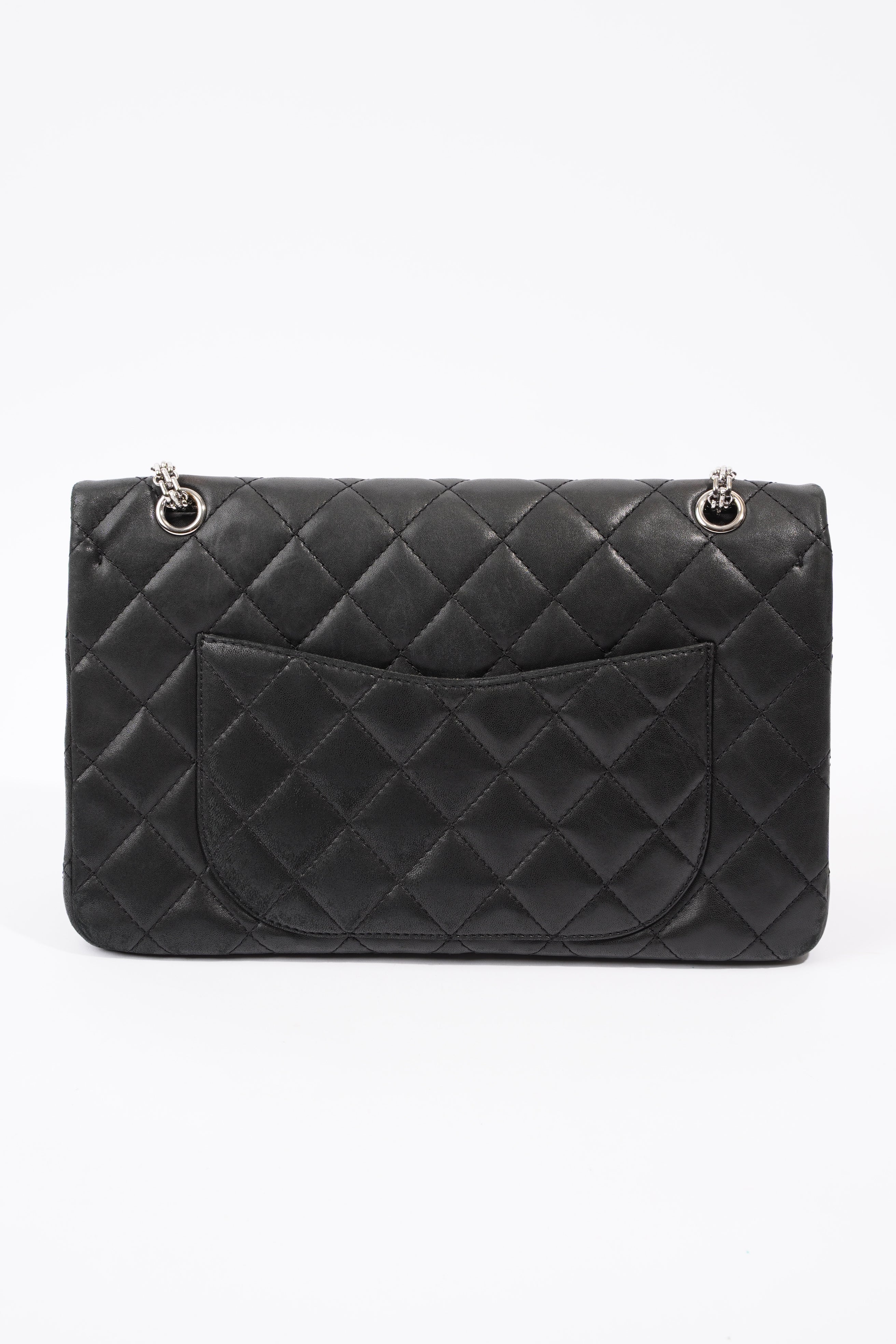 Chanel 2.55 Reissue Flap Black Calfskin Leather