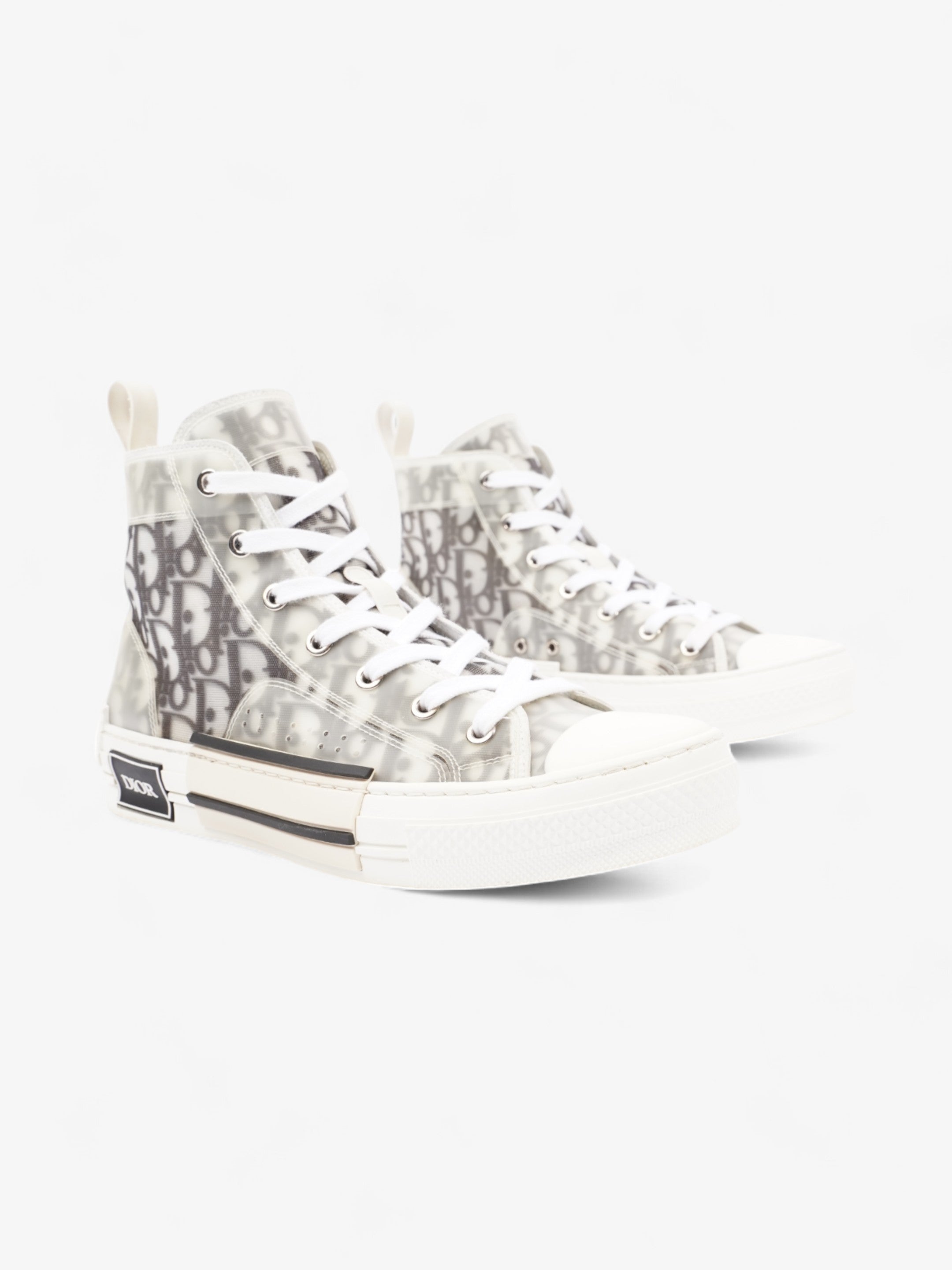 Christian Dior B23 Grey Oblique  / White Mesh EU 39 UK 6
