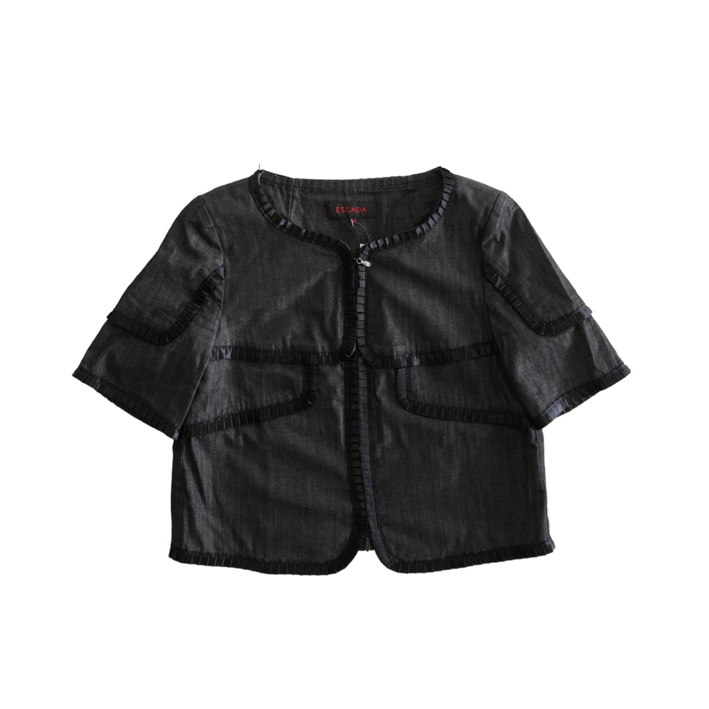 Escada Short Sleeve Jacket - Women's 36