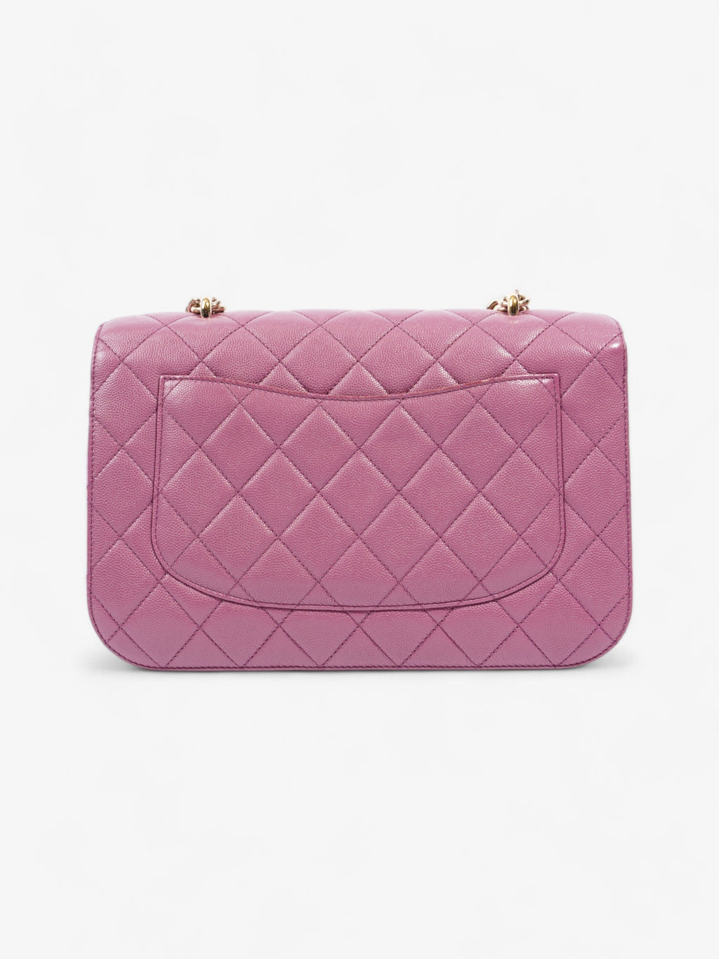 Chanel Classic Flap Bag Mauve Caviar Leather