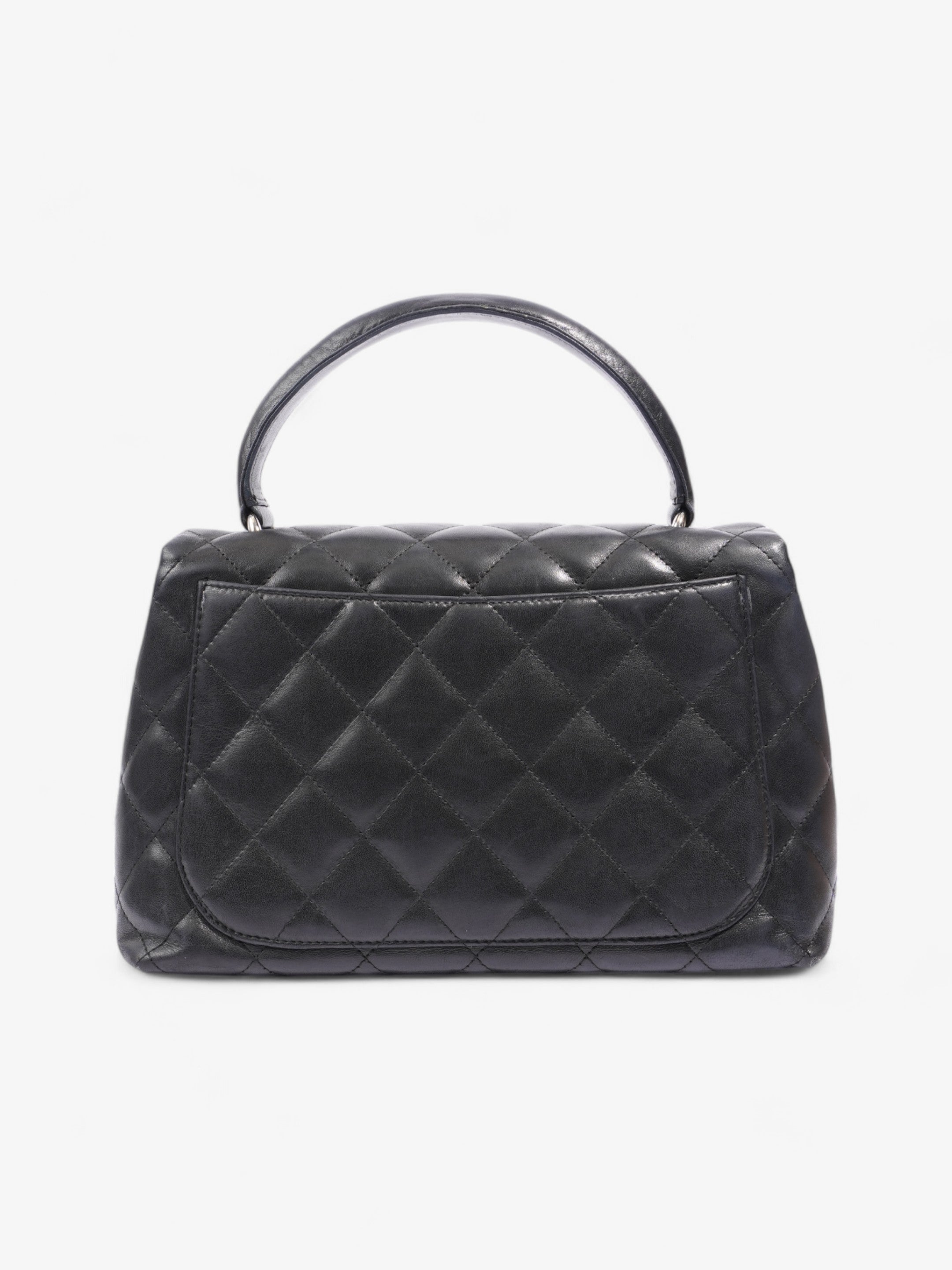 Chanel Coco Handle Flap Black Lambskin Leather Small