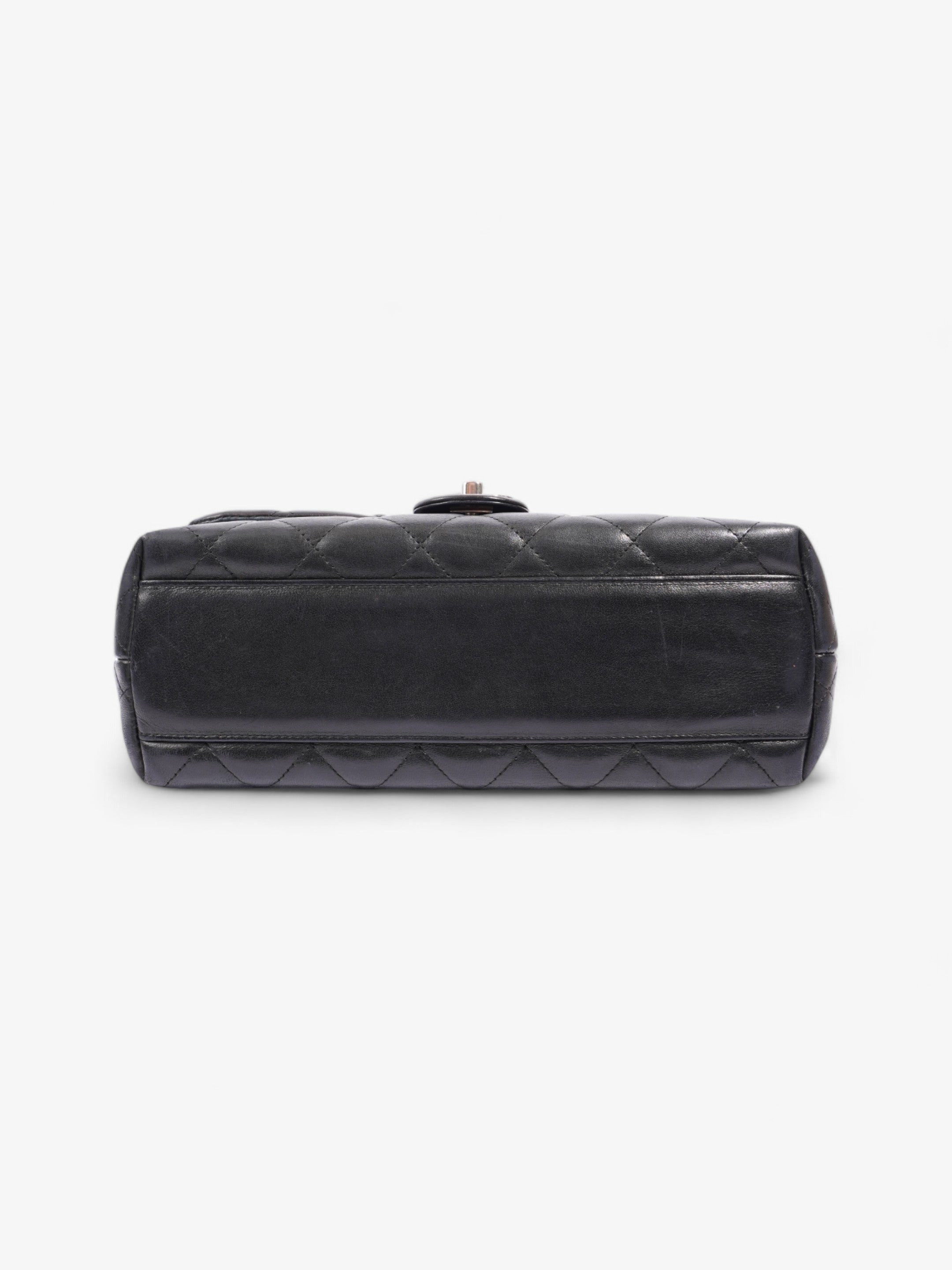 Chanel Coco Handle Flap Black Lambskin Leather Small