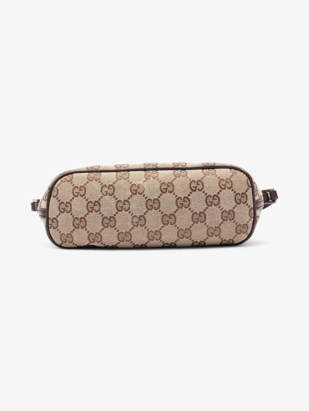 Gucci Boat Pochette Beige And Ebony GG Supreme Canvas