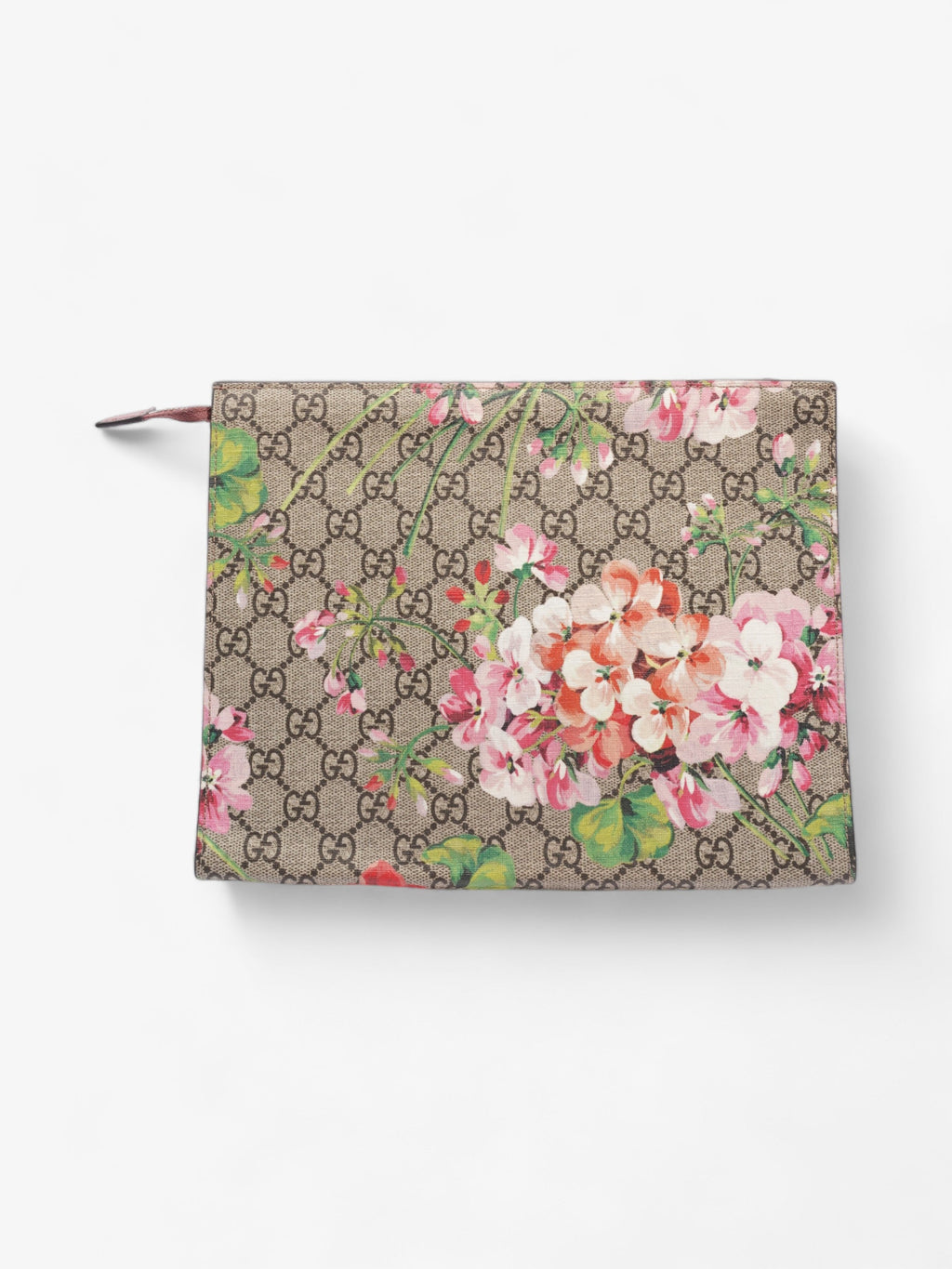 Gucci Blooms Large Pouch GG Supreme  / Antique Rose Coated Canvas