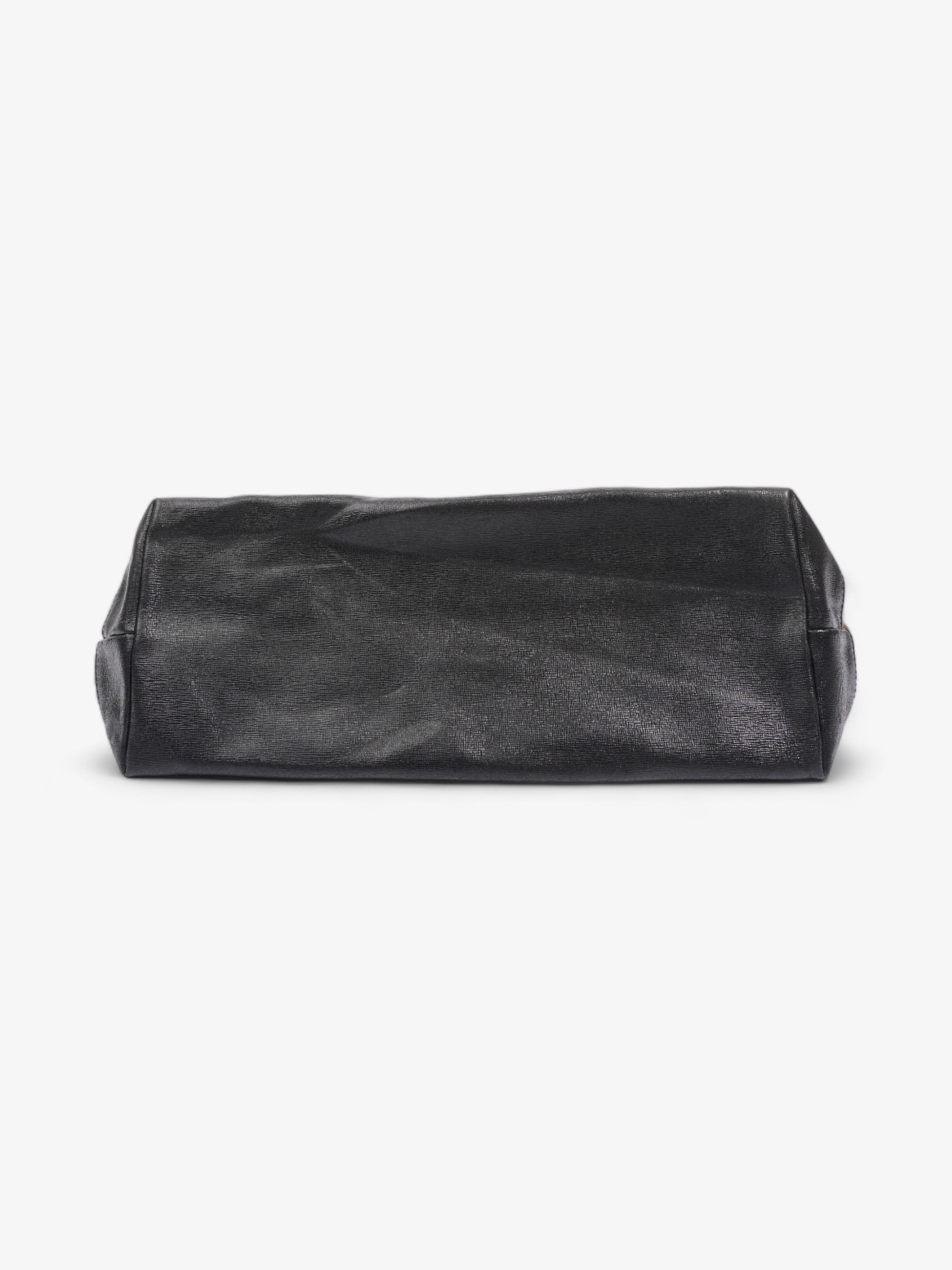 Fendi Roll Tote Tobacco / Black Zucca Canvas